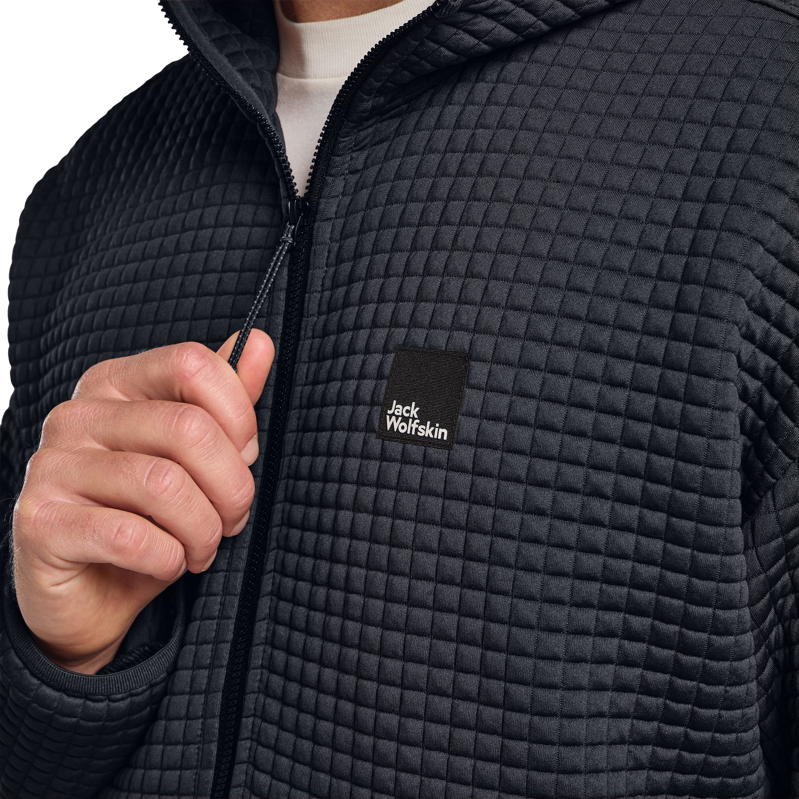 Jack Wolfskin Fleecejack MOGARI HOODED FZ M