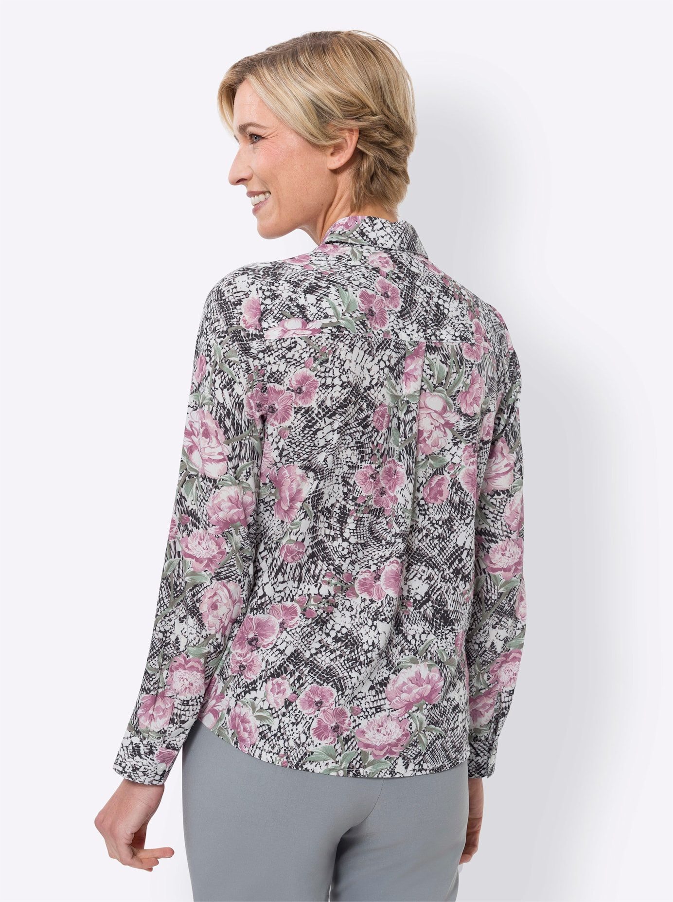 Classic Basics Gedessineerde blouse