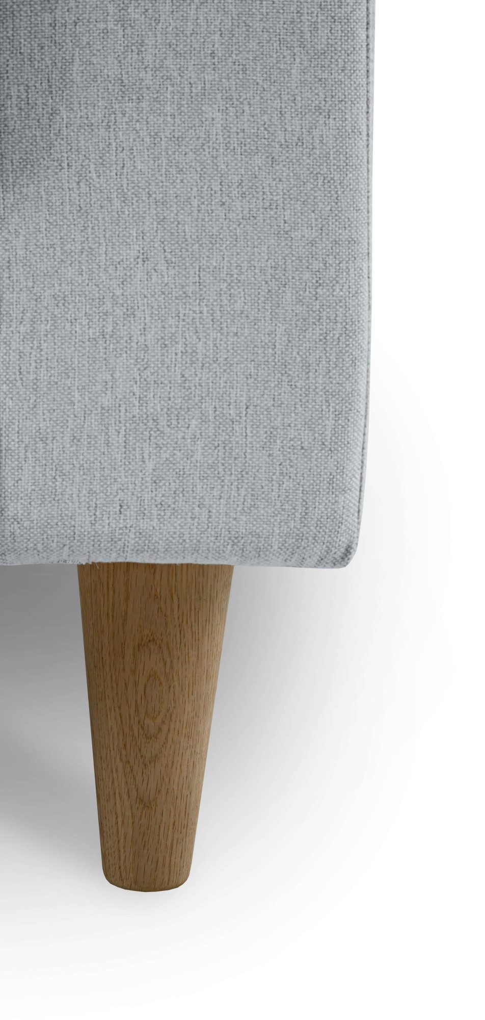 andas 3-zitsbank Tvinno in scandinavische stijl, met massief houten poten, breedte 217 cm