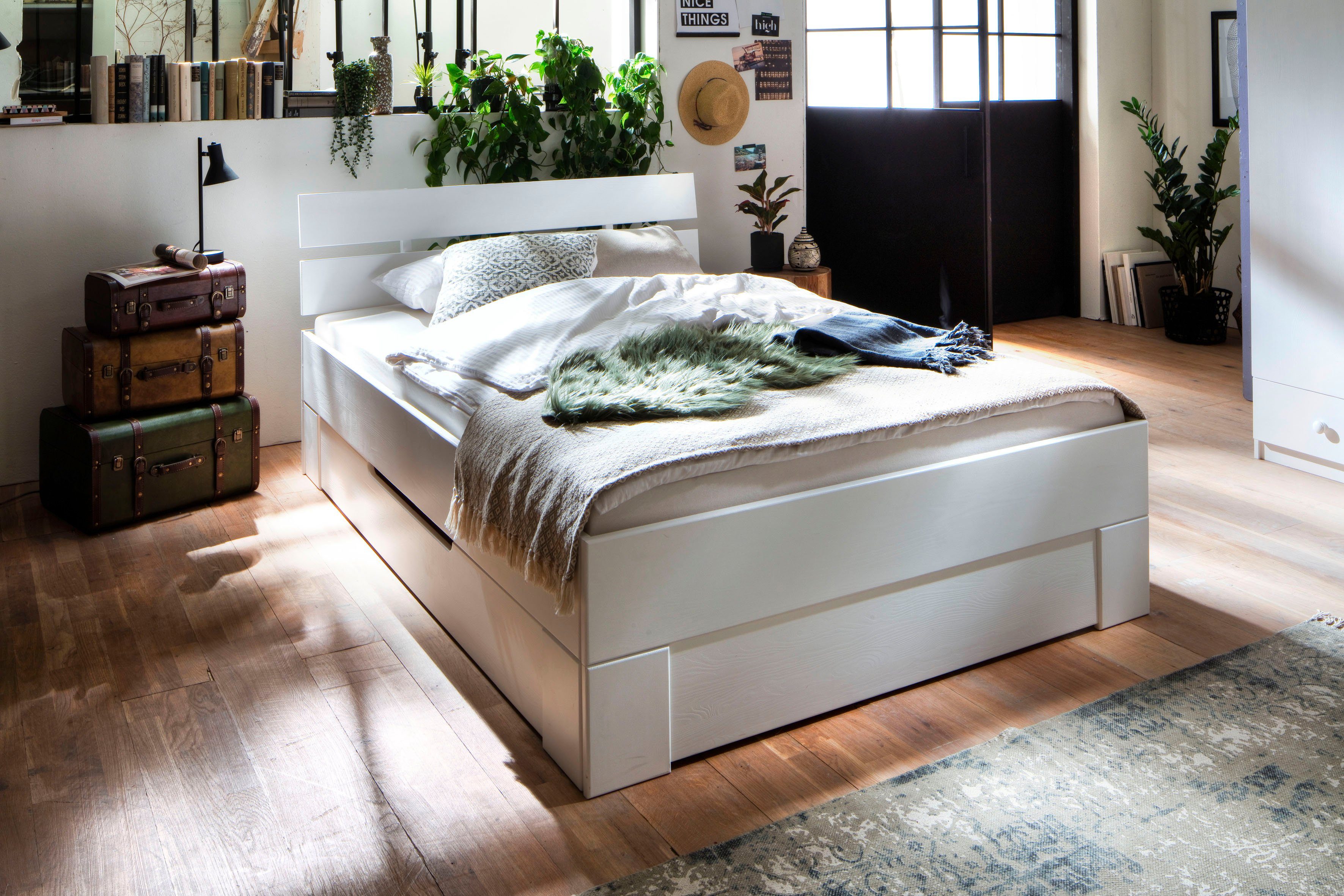 Home affaire Bedframe Progress massief houten bed