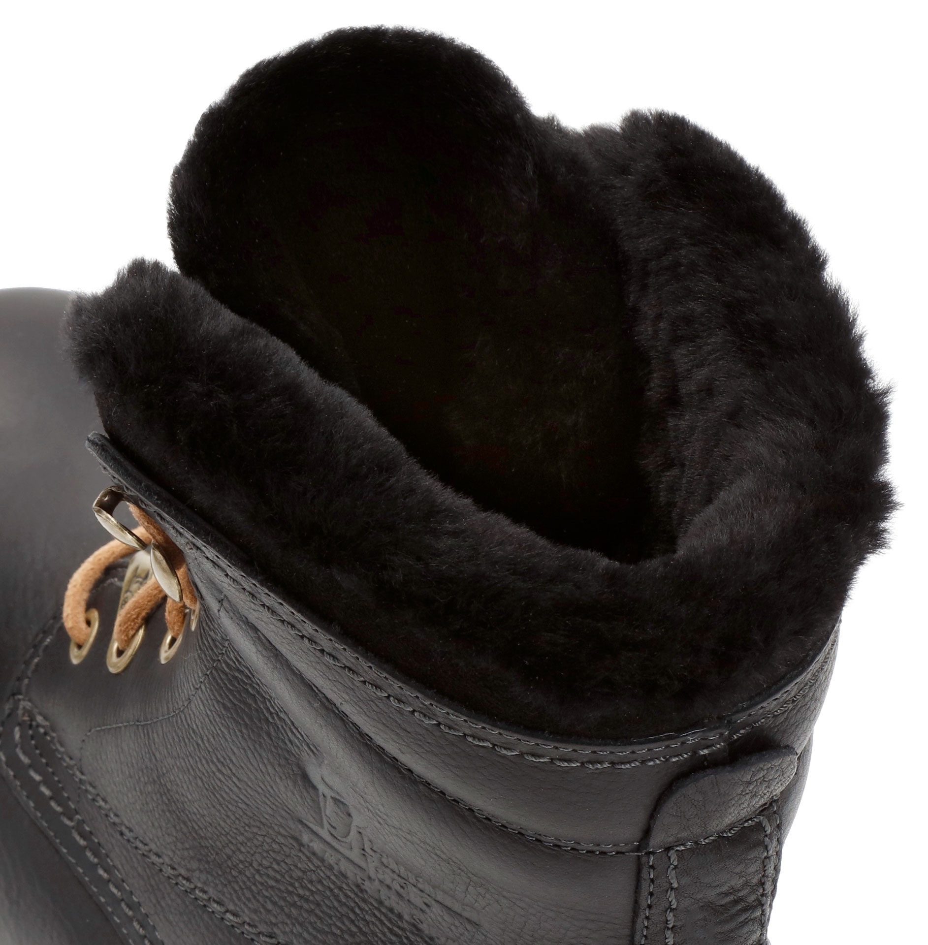 Panama Jack Winterlaarzen Aviator Igloo , blokhak, winterlaarsjes, veterboots met logo-patch