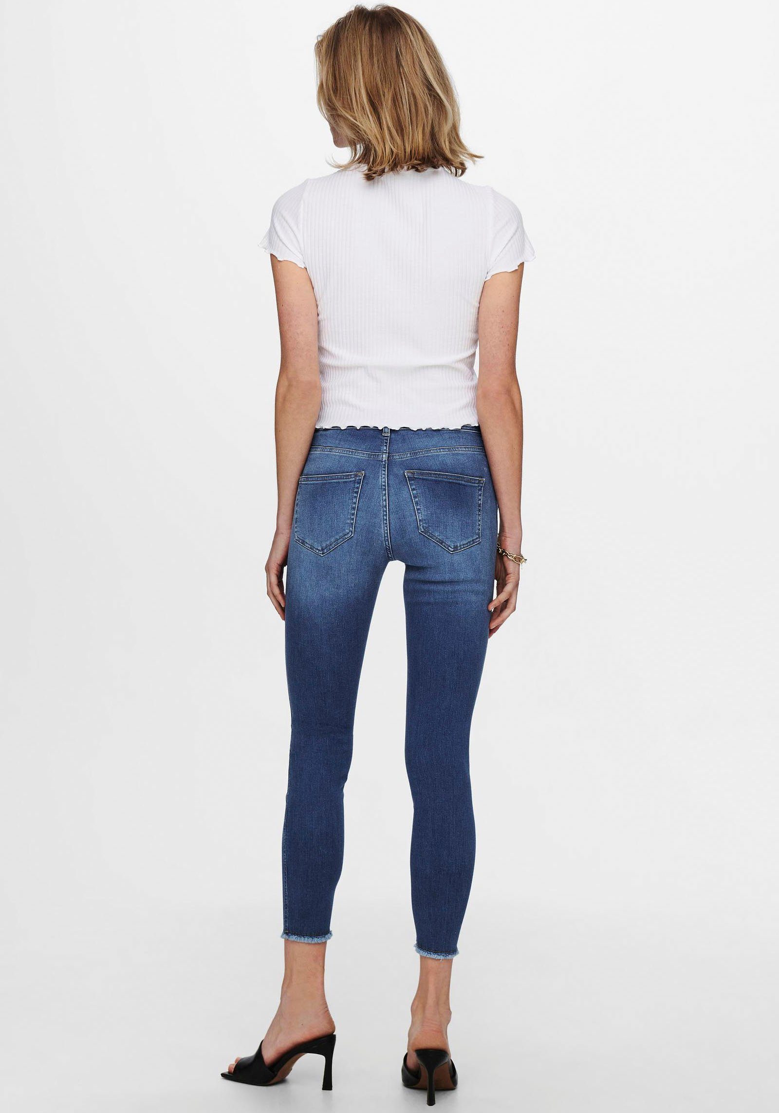 Only Shirt met ronde hals ONLEMMA S/S SHORT TOP NOOS JRS