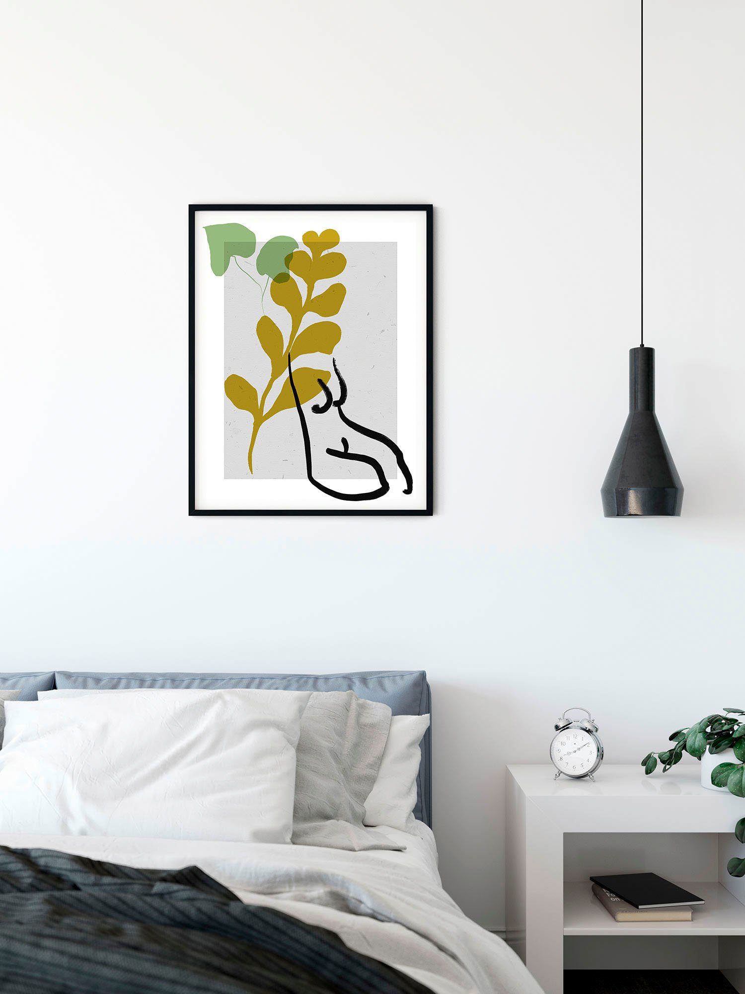 Komar Wanddecoratie Femme du paradis Wanddecoratie - zonder lijst (1 stuk)
