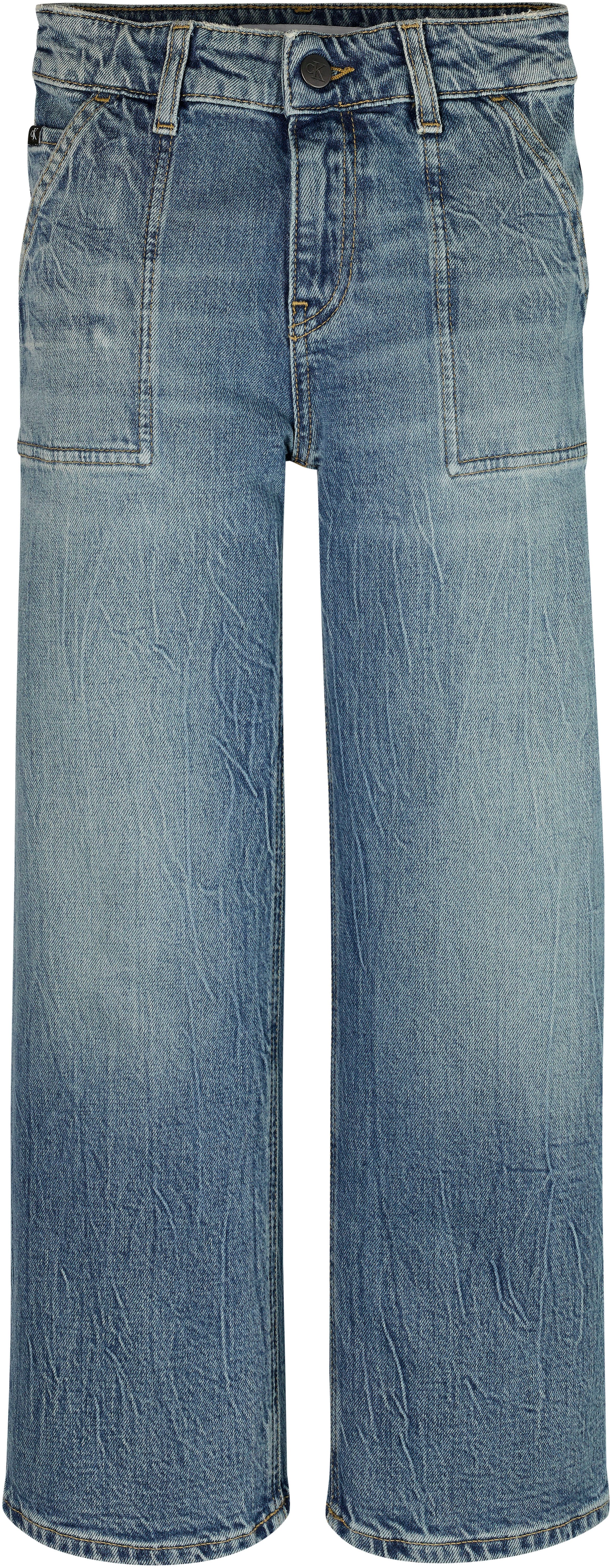 Calvin Klein Regular fit jeans SKATER VISUAL BLUE CF voor kinderen tot 16 jaar