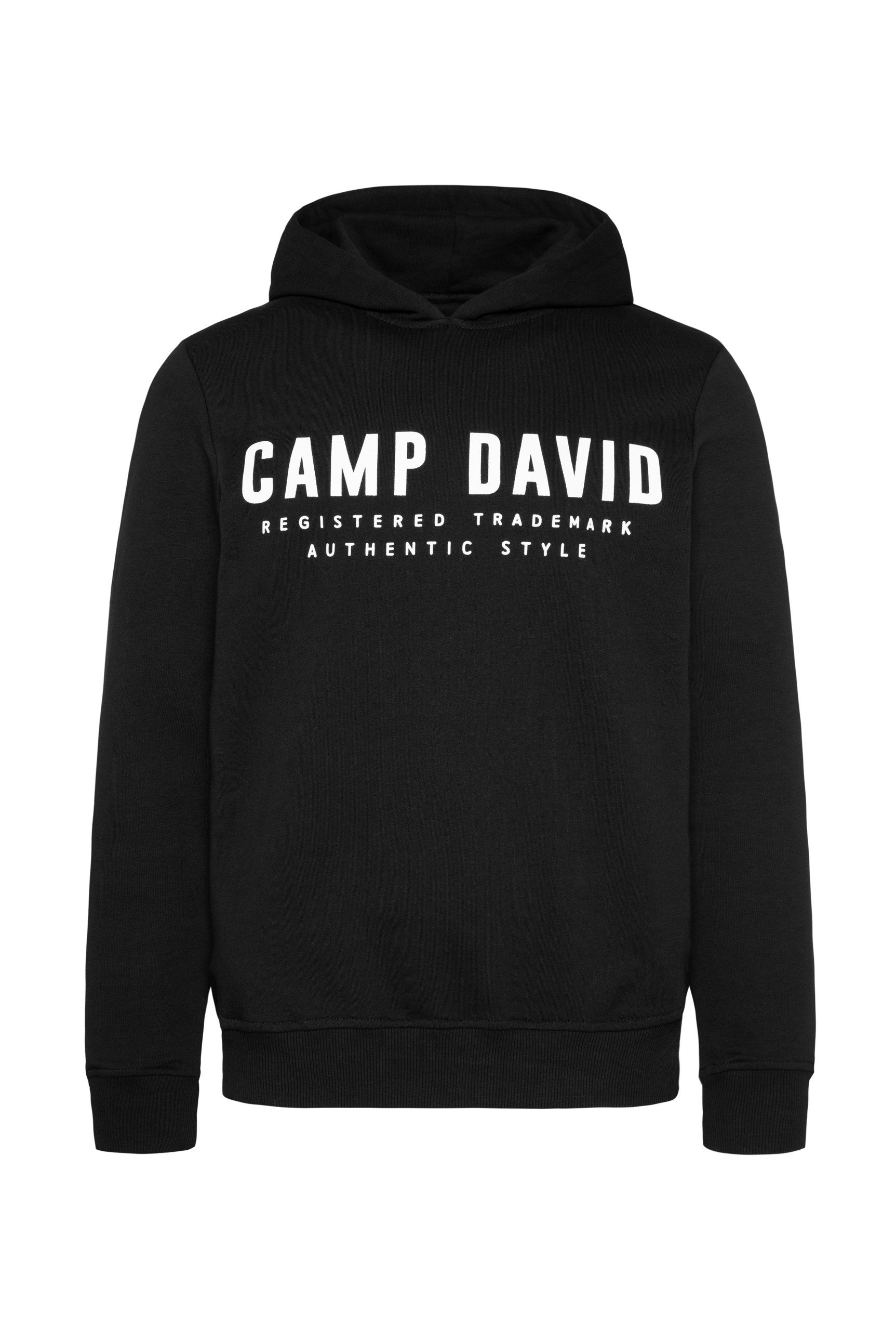 CAMP DAVID Hoodie met logoprint