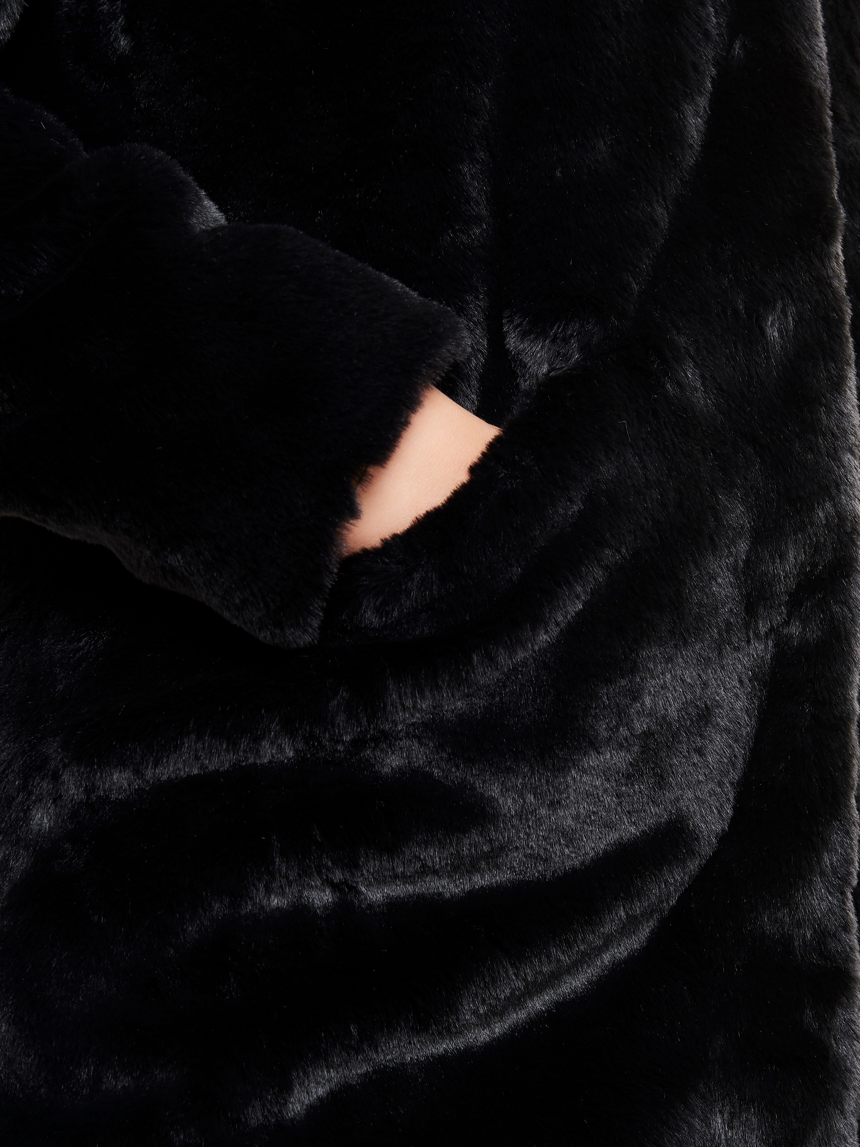 Only Lange jas van imitatiebont ONLVIDA FAUX FUR COAT OTW