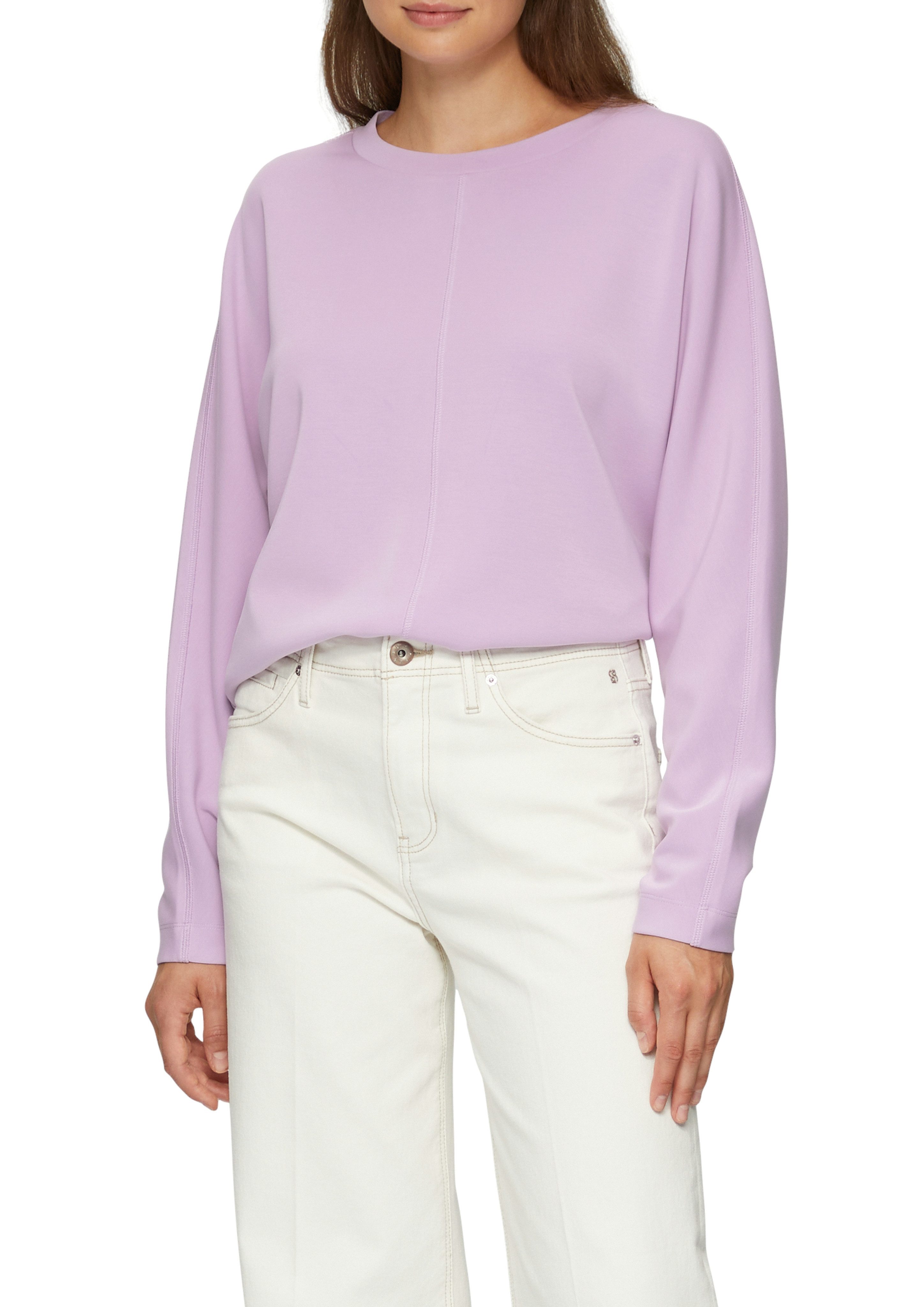 s.Oliver Sweatshirt met stretchaandeel dames truien & sweaters maat 40 paars