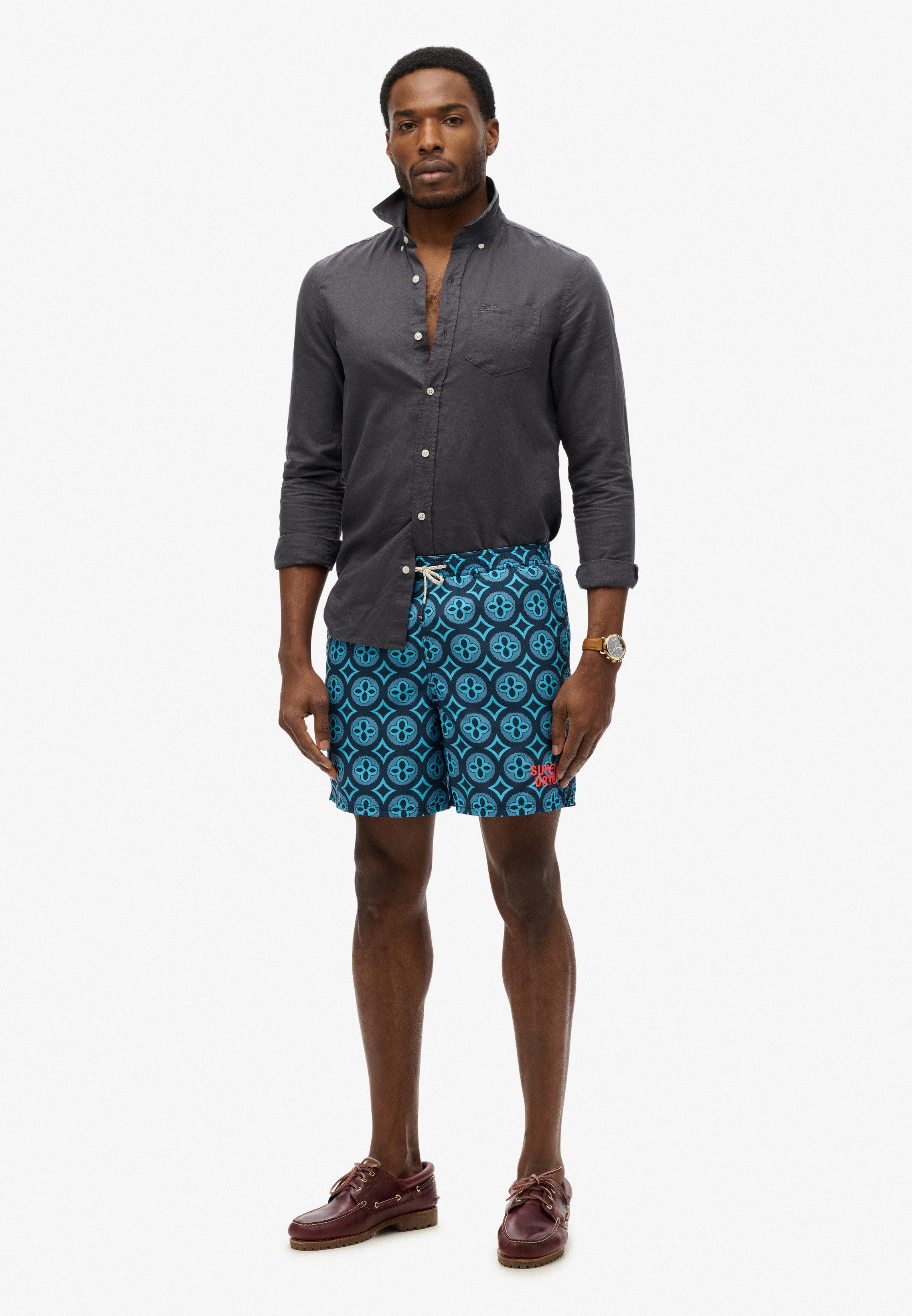 Superdry Zwemshort TILE PRINT 17 ZWEM SHORT