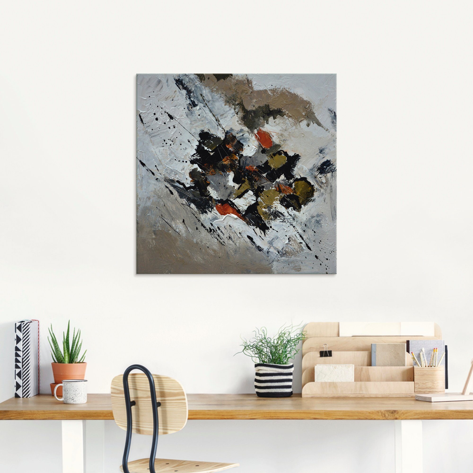 Artland Print op glas Abstract XIII in verschillende maten