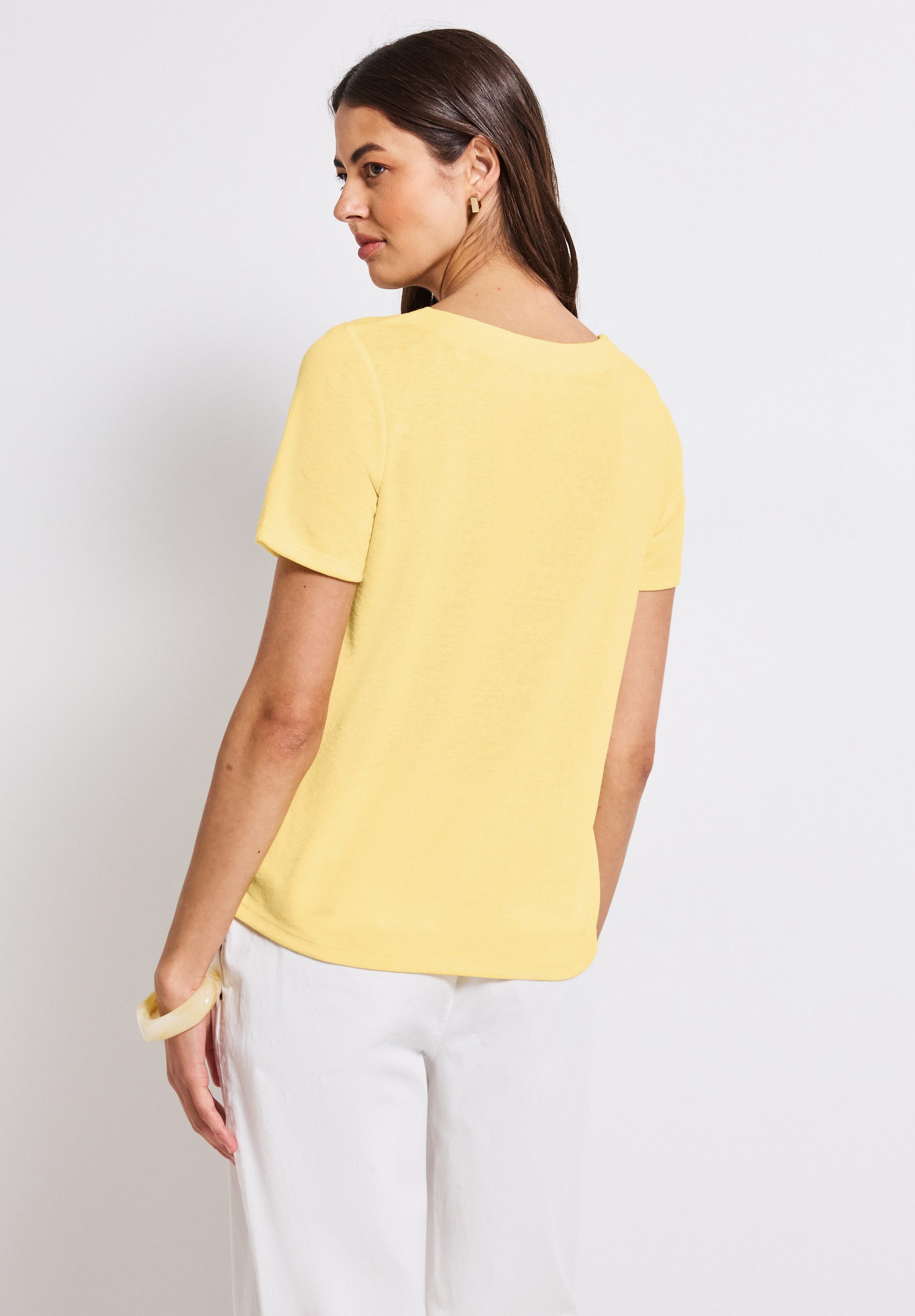 STREET ONE T-shirt met haakdetails en viscose