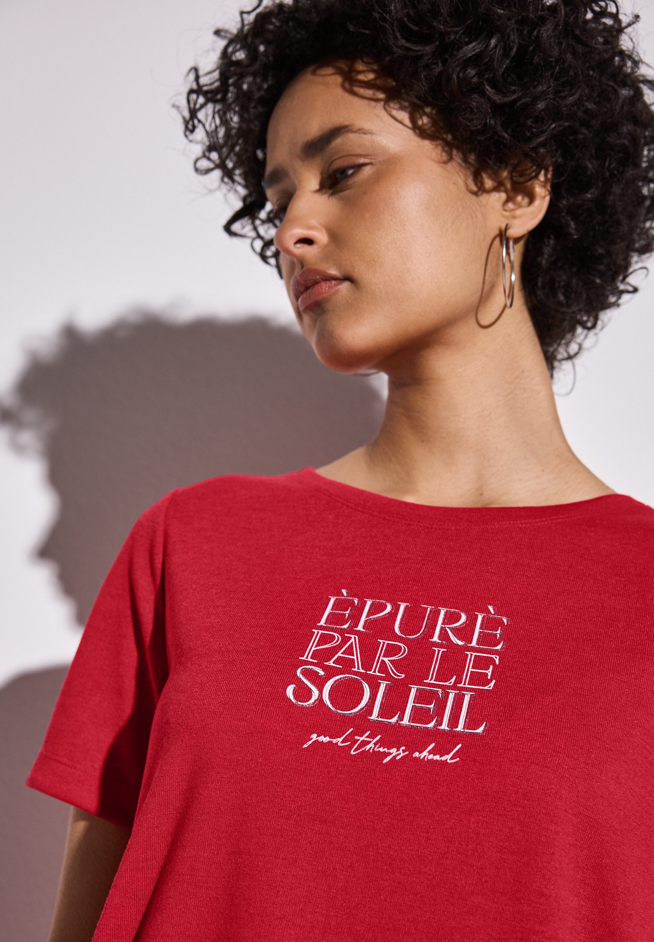 STREET ONE T-shirt met tekst