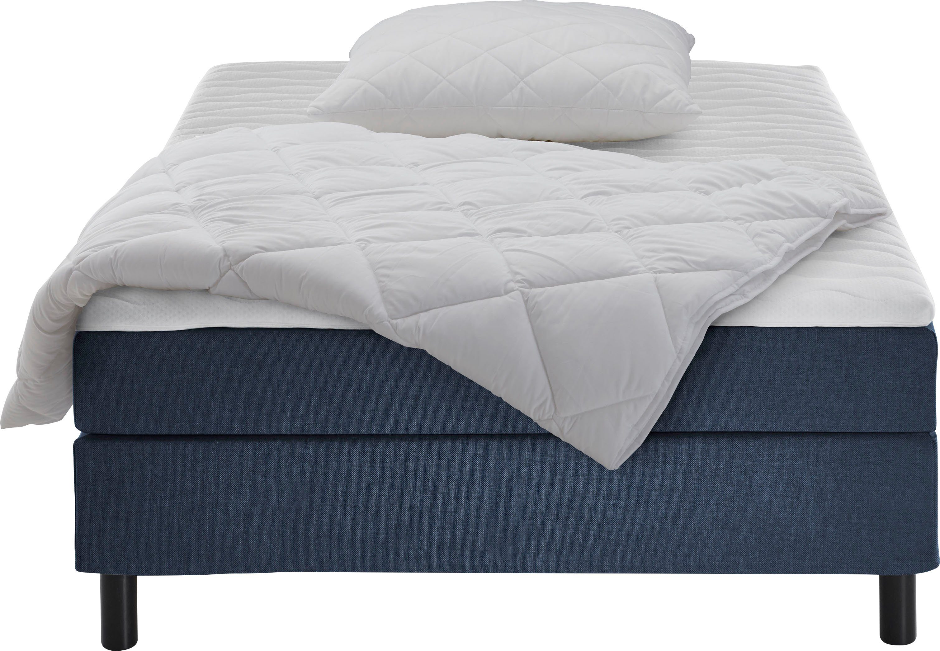 ATLANTIC home collection Boxspring Happy zonder hoofdbord, met topmatras, naar keuze met of zonder beddengoed