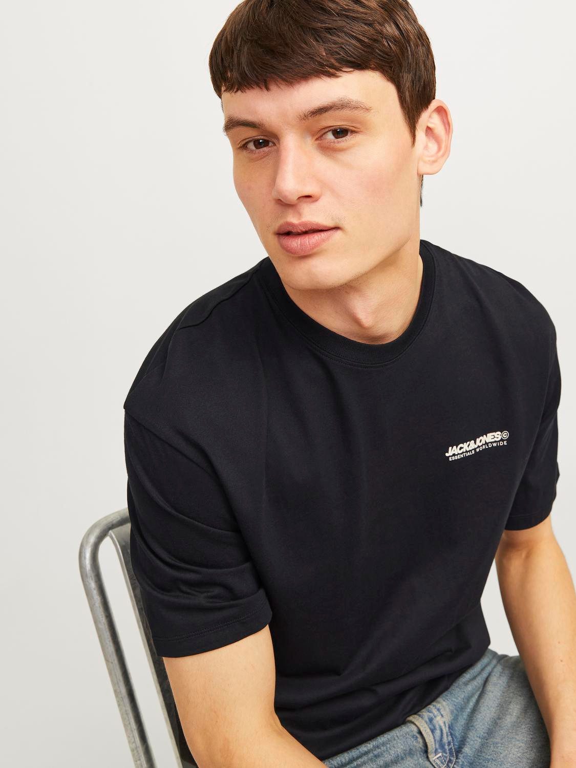 Jack & Jones Shirt met ronde hals JJELEGACY TEE SS O-NECK NOOS