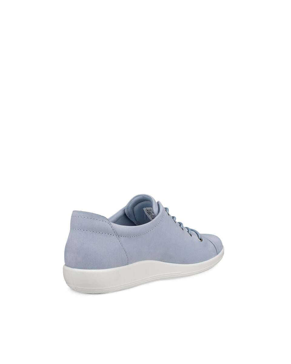 Ecco Veterschoenen Ecco Soft 2.0 vrijetijdsschoen, lage schoen, veterschoen met subtiele logo-opdruk