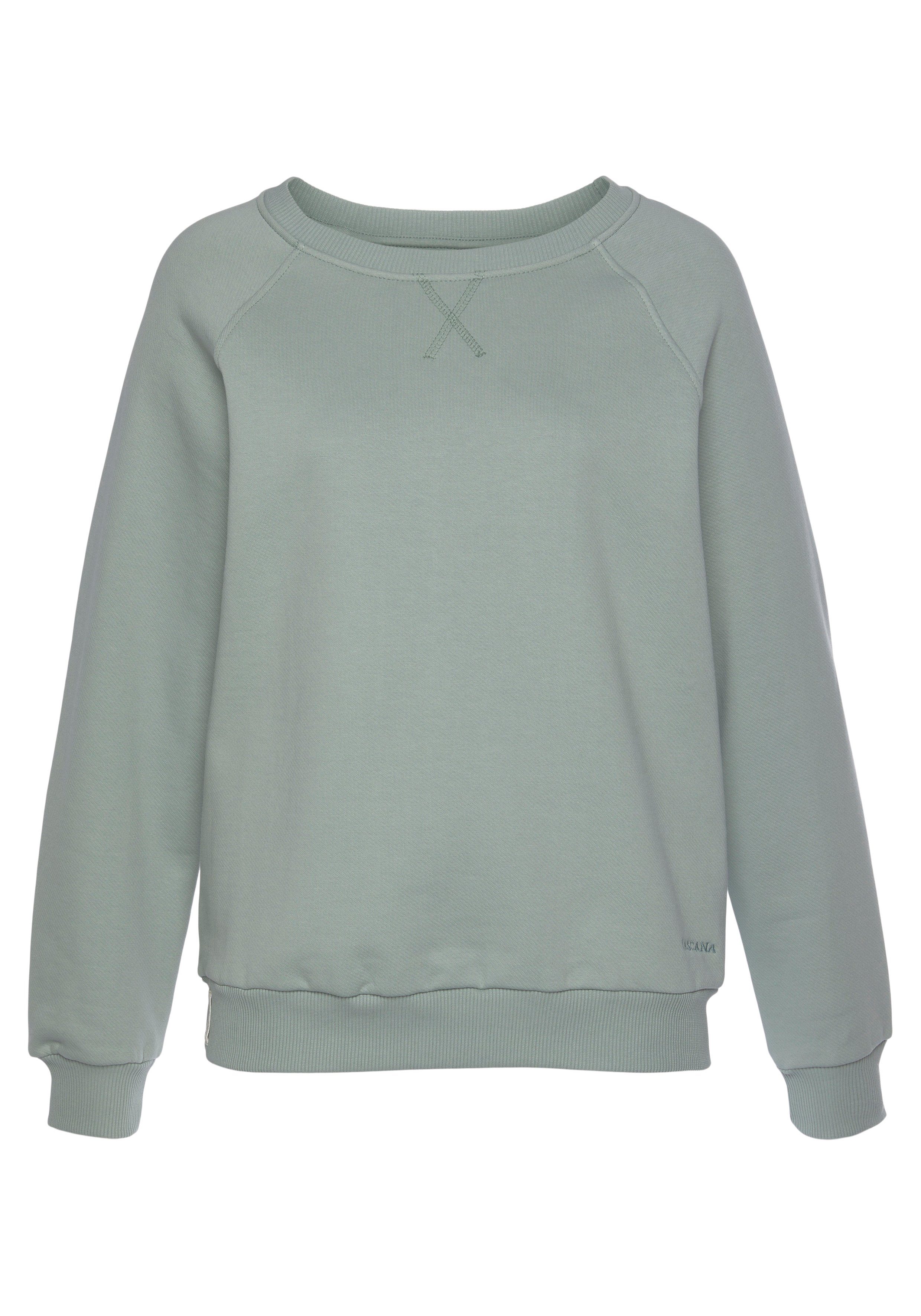 Lascana Sweatshirt Loungeshirt van biologische katoen, loungewear