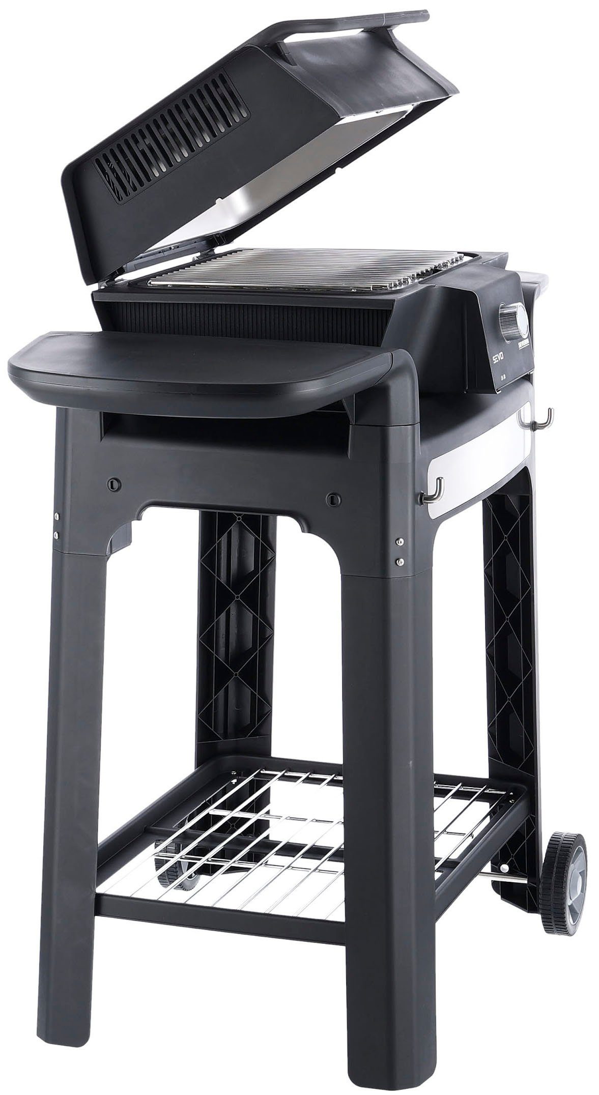 Severin Staande elektrische barbecue SEVO GTS PG 8107 snelle start, safe touch-oppervlak, ook als tafelgrill te gebruiken