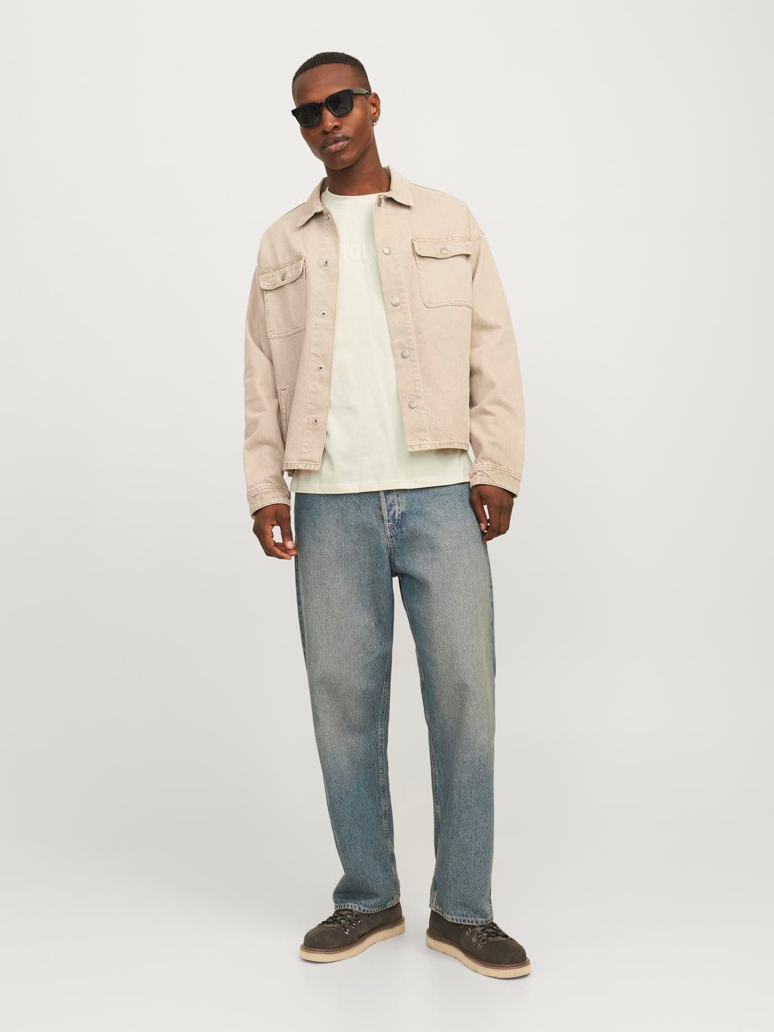 Jack & Jones Shirt met ronde hals JORFREDERIKSBERG TEE SS CREW NECK NOOS