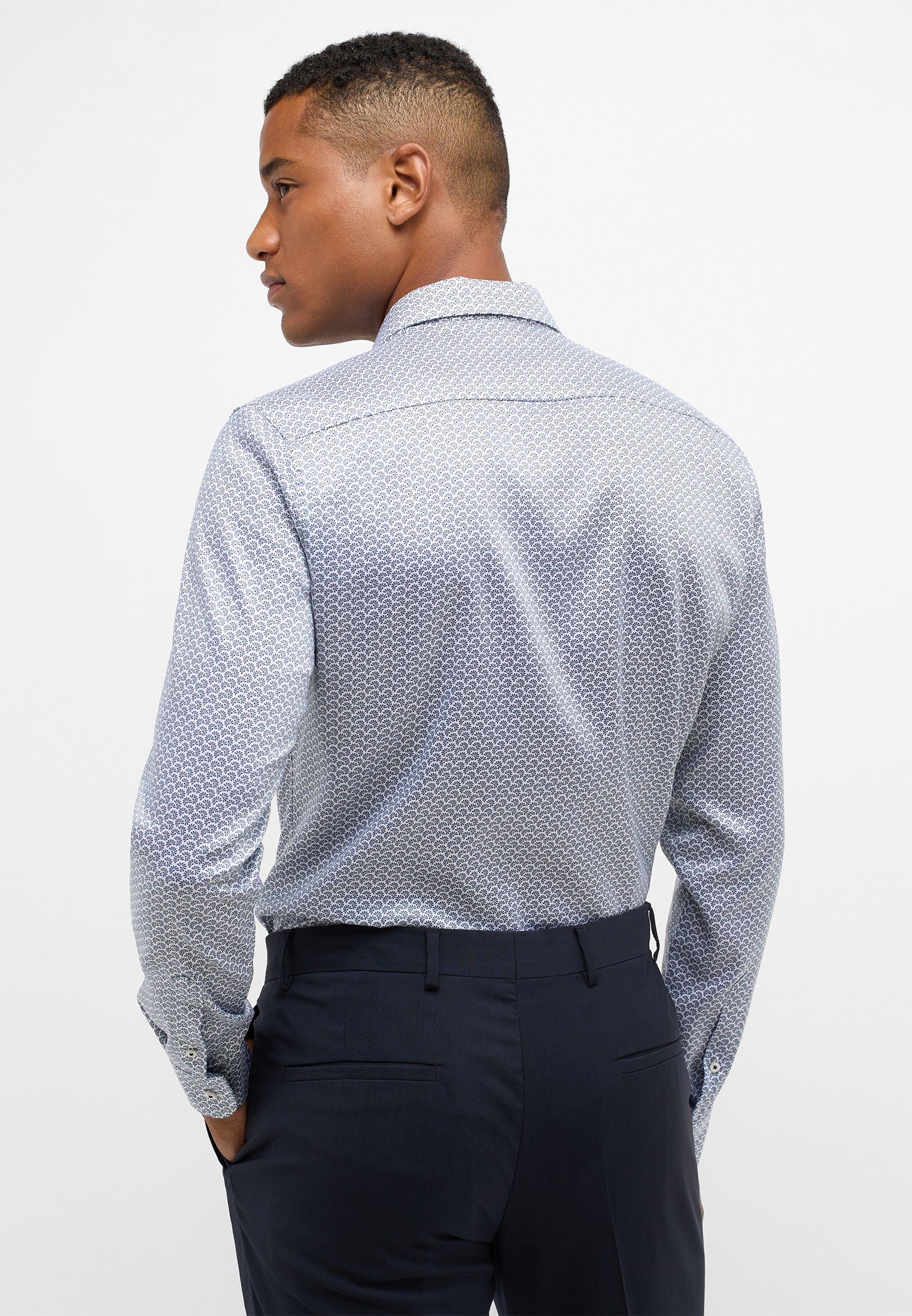 Eterna Overhemd met lange mouwen Slim fit