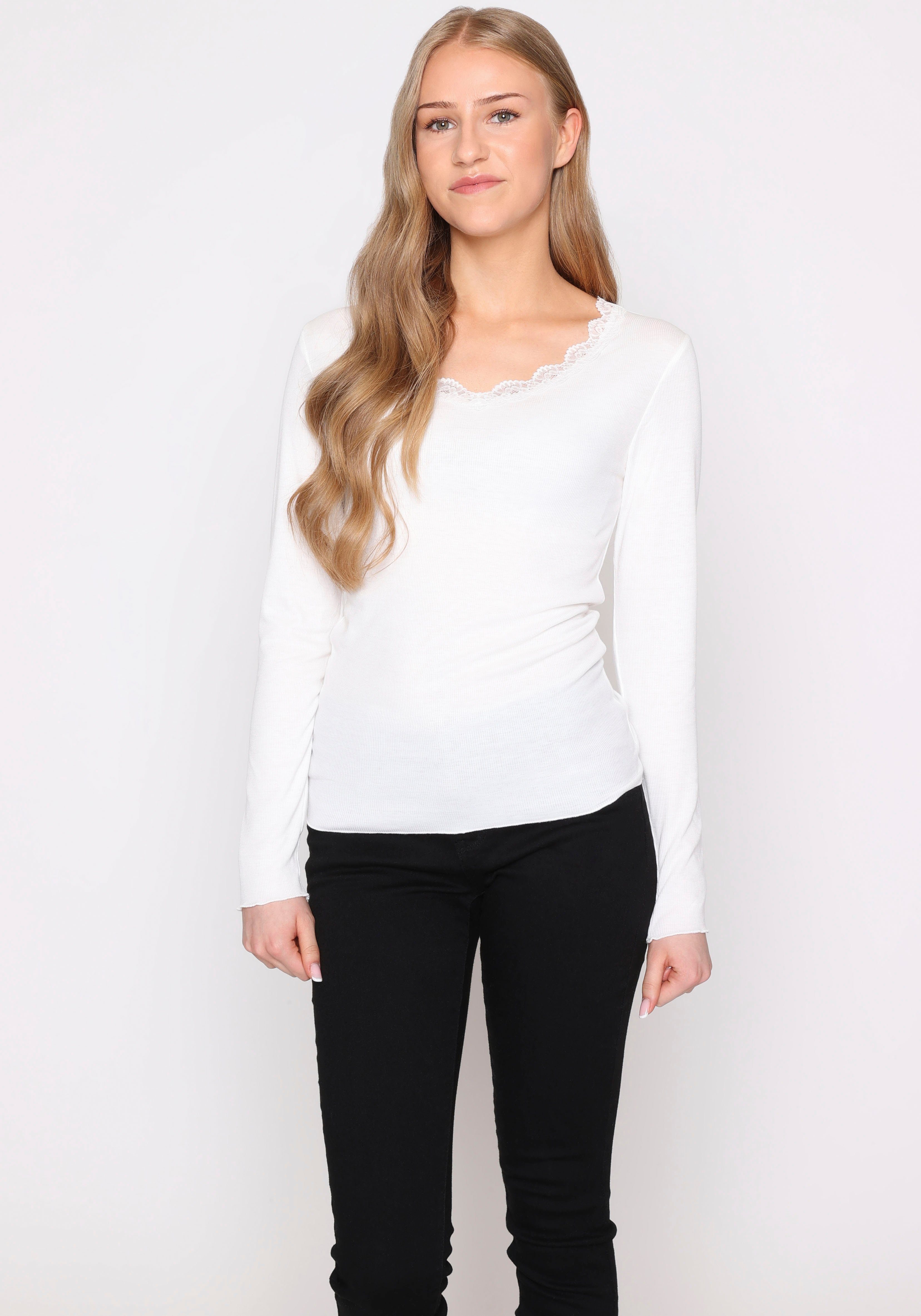 HaILYS Shirt met lange mouwen LS V TP Fi44ona