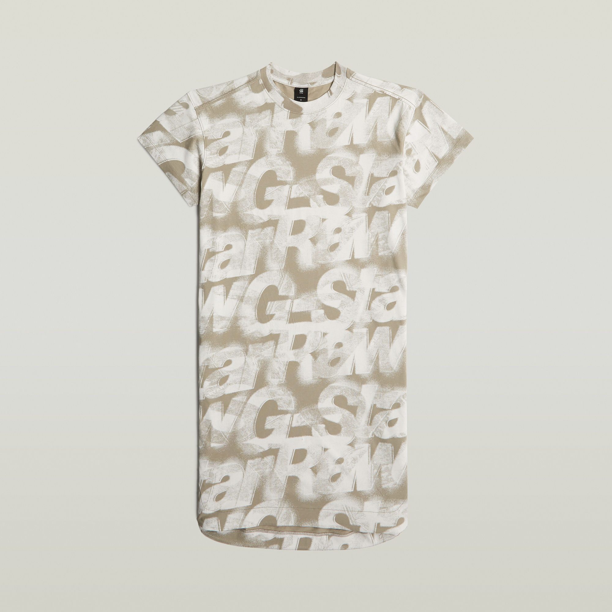 G-Star RAW Shirtjurk Printed loose t-shirt dress
