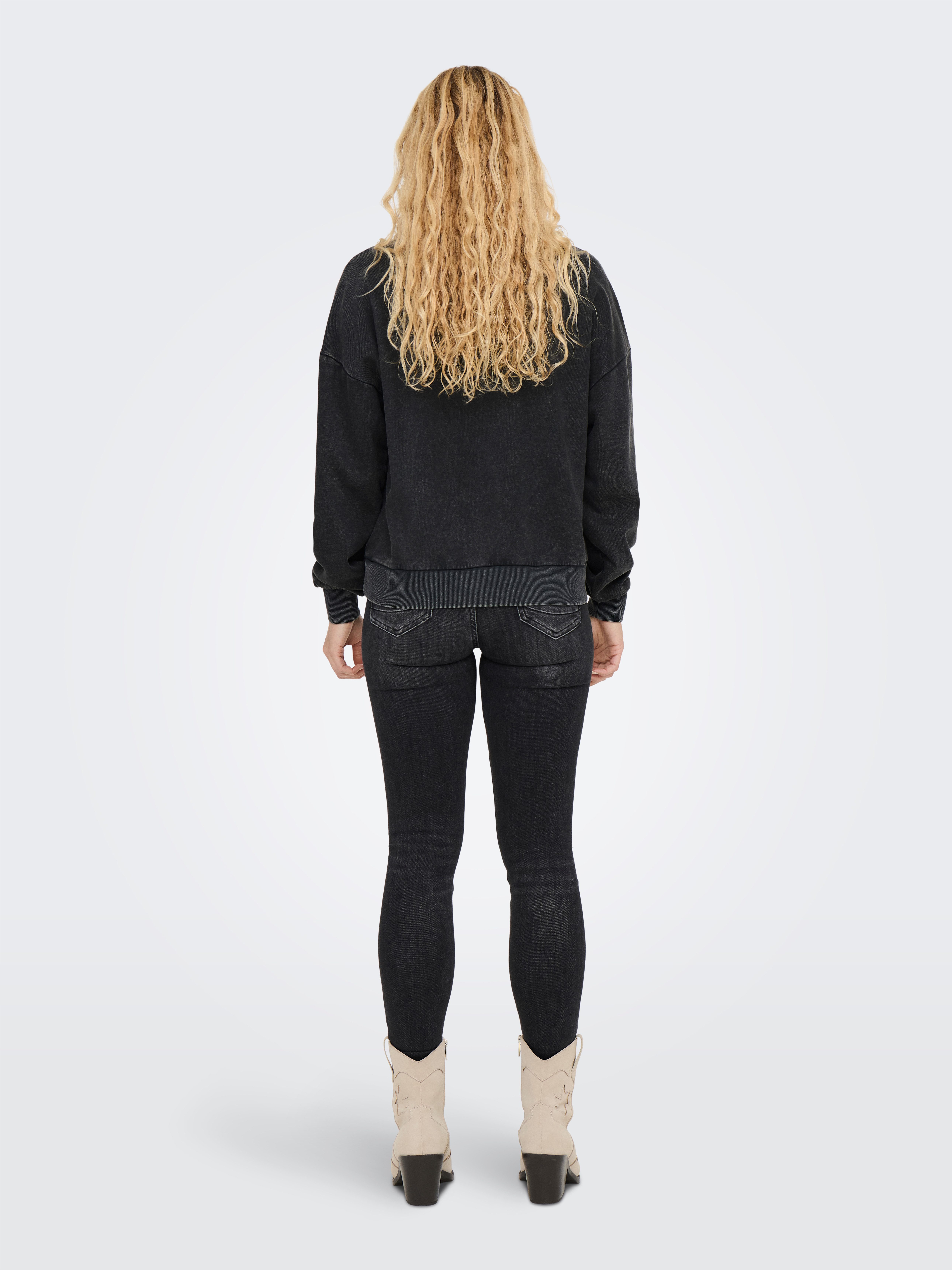 Only Sweatshirt ONLPENELOPE L/S BEADS O-NECK SWT
