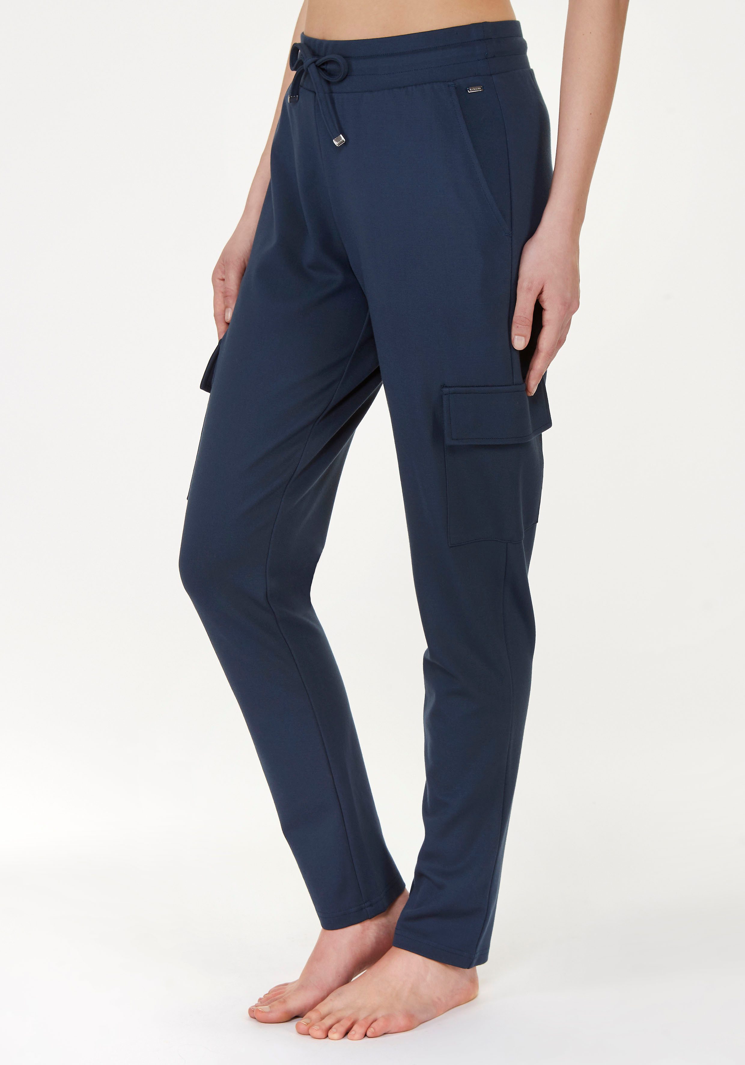 Lascana Cargobroek in zacht vloeiend materiaal, loungewear