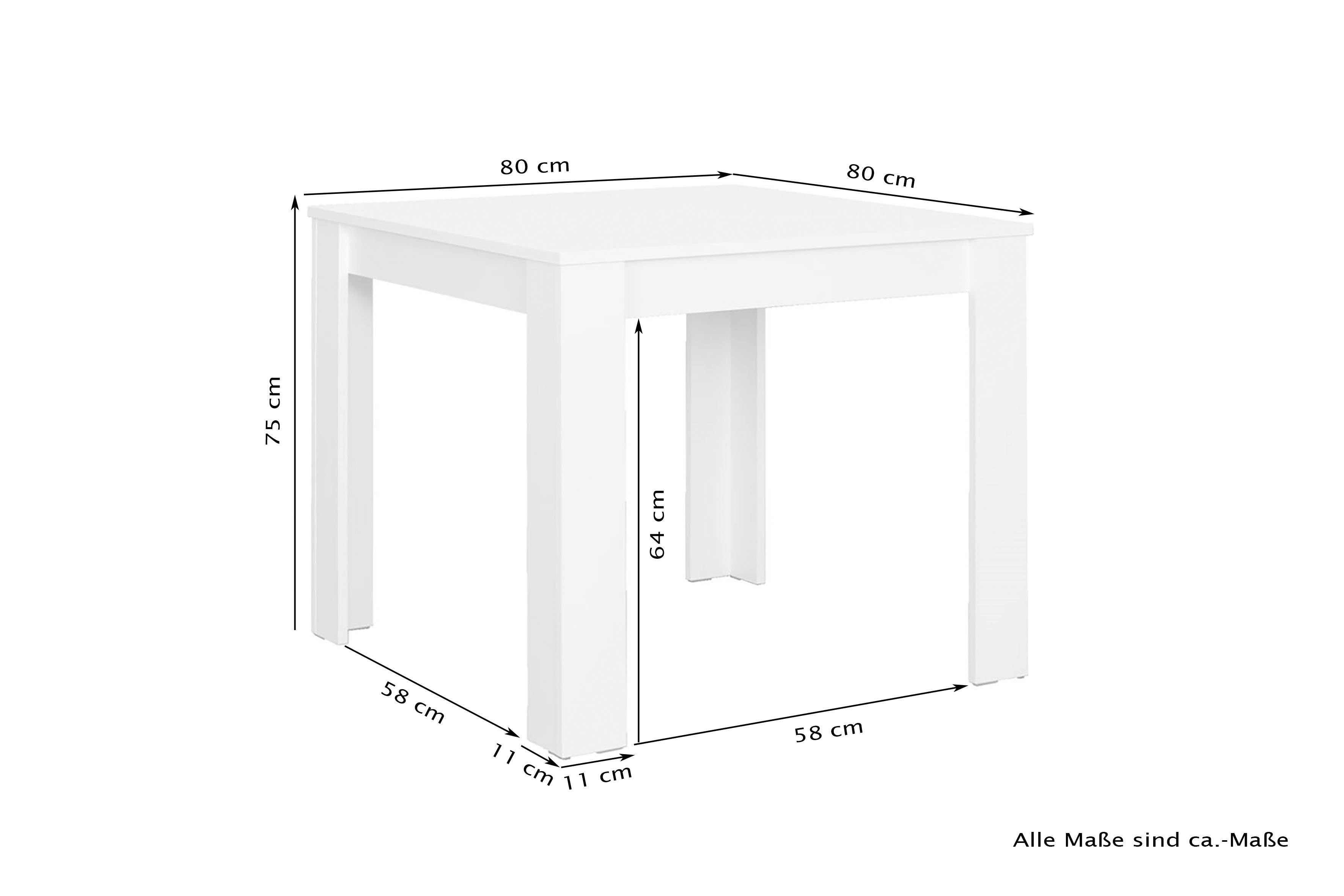 byLIVING Eettafel Nepal breedte 80/ 90/ 120 of 140 cm, verschillende uitvoeringen beschikbaar