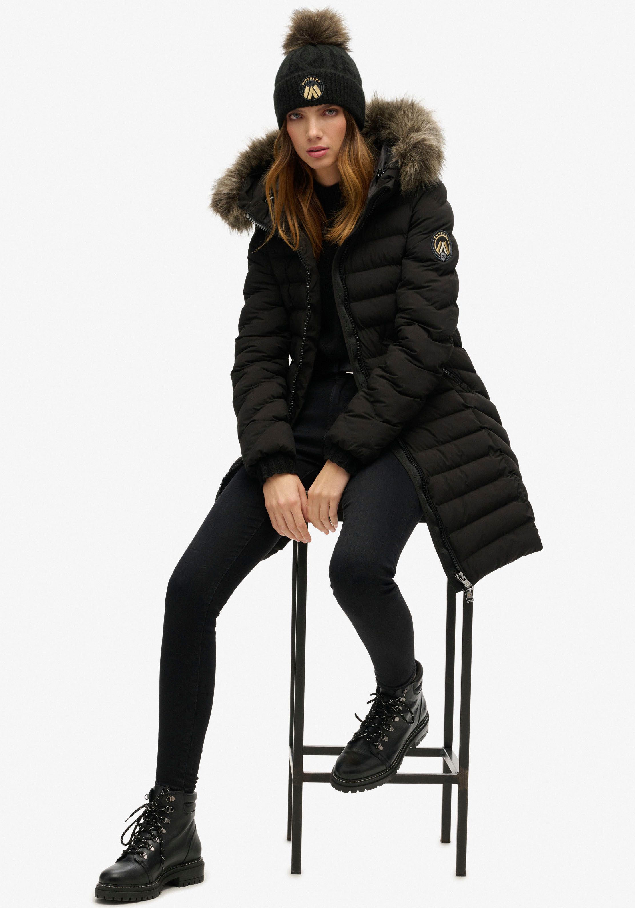 Superdry Beanie CABLE LUXE KNIT BEANIE HAT