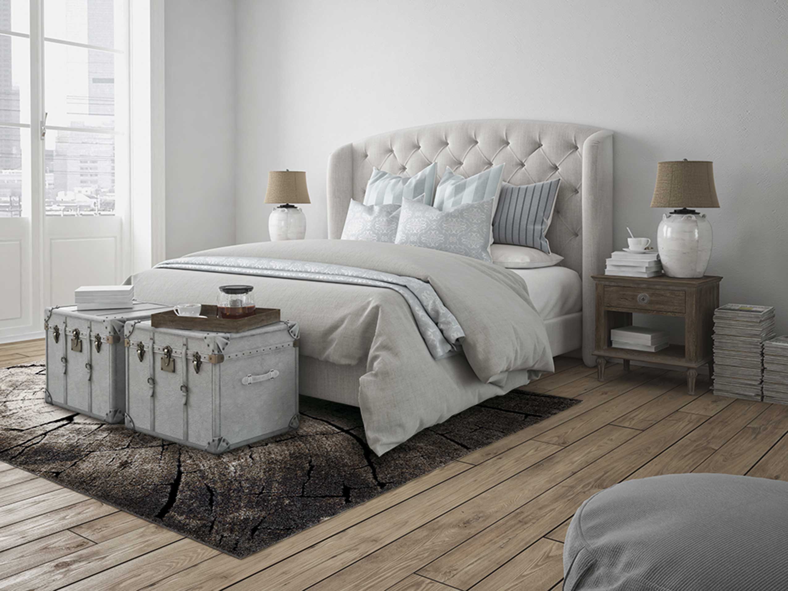 Wecon Home Vloerkleed Wild Oak Hout-look, woonkamer