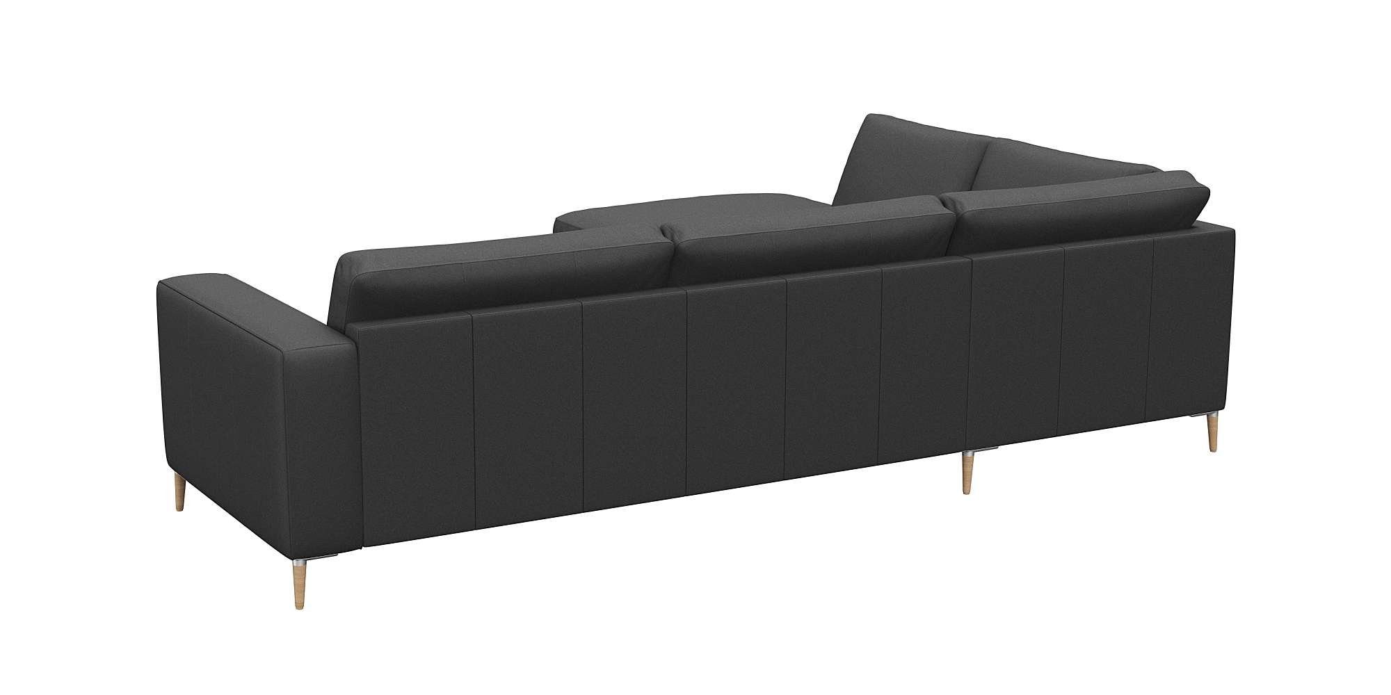 FLEXLUX Hoekbank Fiore, zitconstructie met hoogwaardig koudschuim voor meer zitcomfort