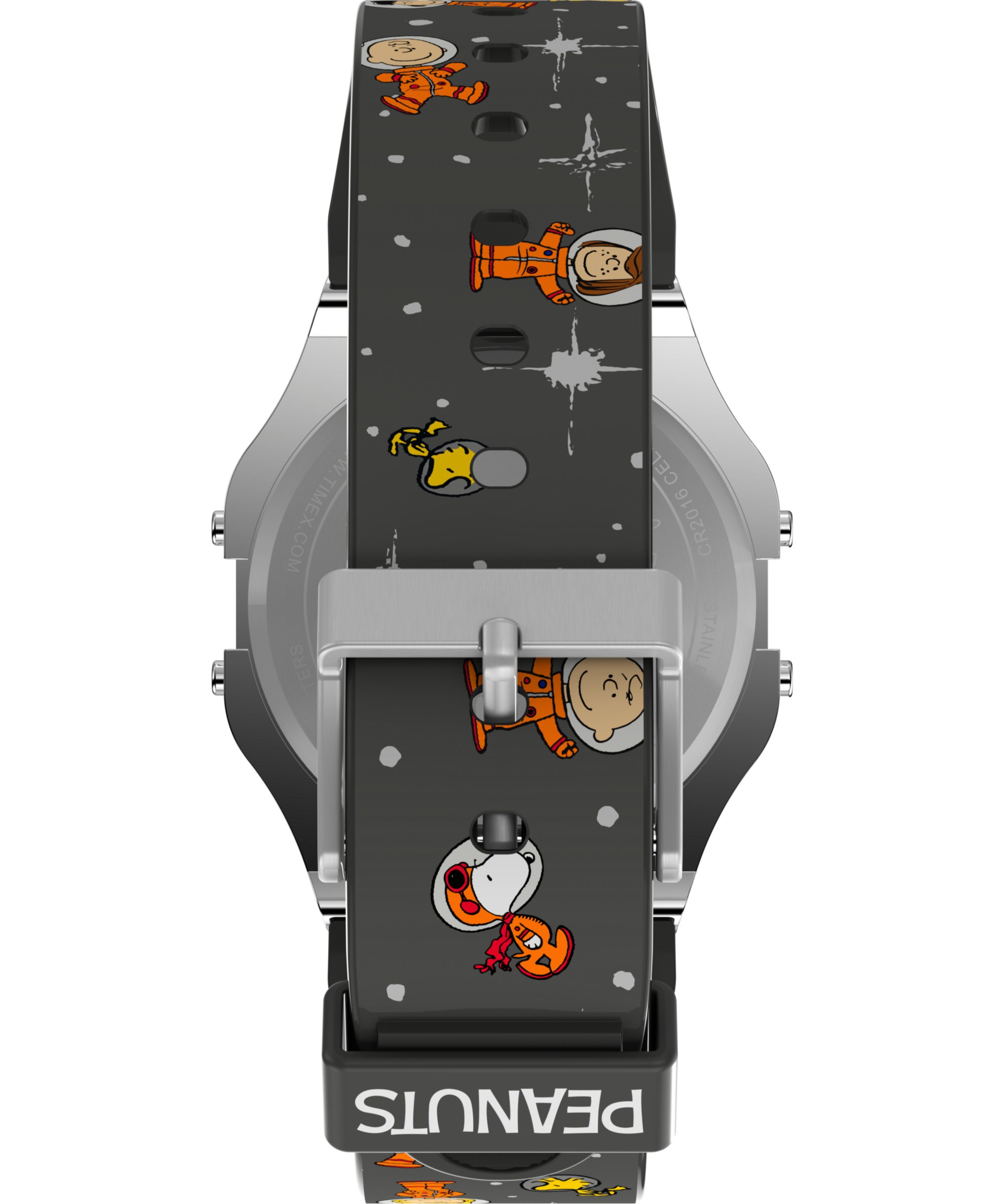 Timex Chronograaf TIMEX x PEANUTS TIMEX 80 Quartzhorloge, Armbandhorloge, Heren, Dames, Resin armband, Stopfunctie, digitaal