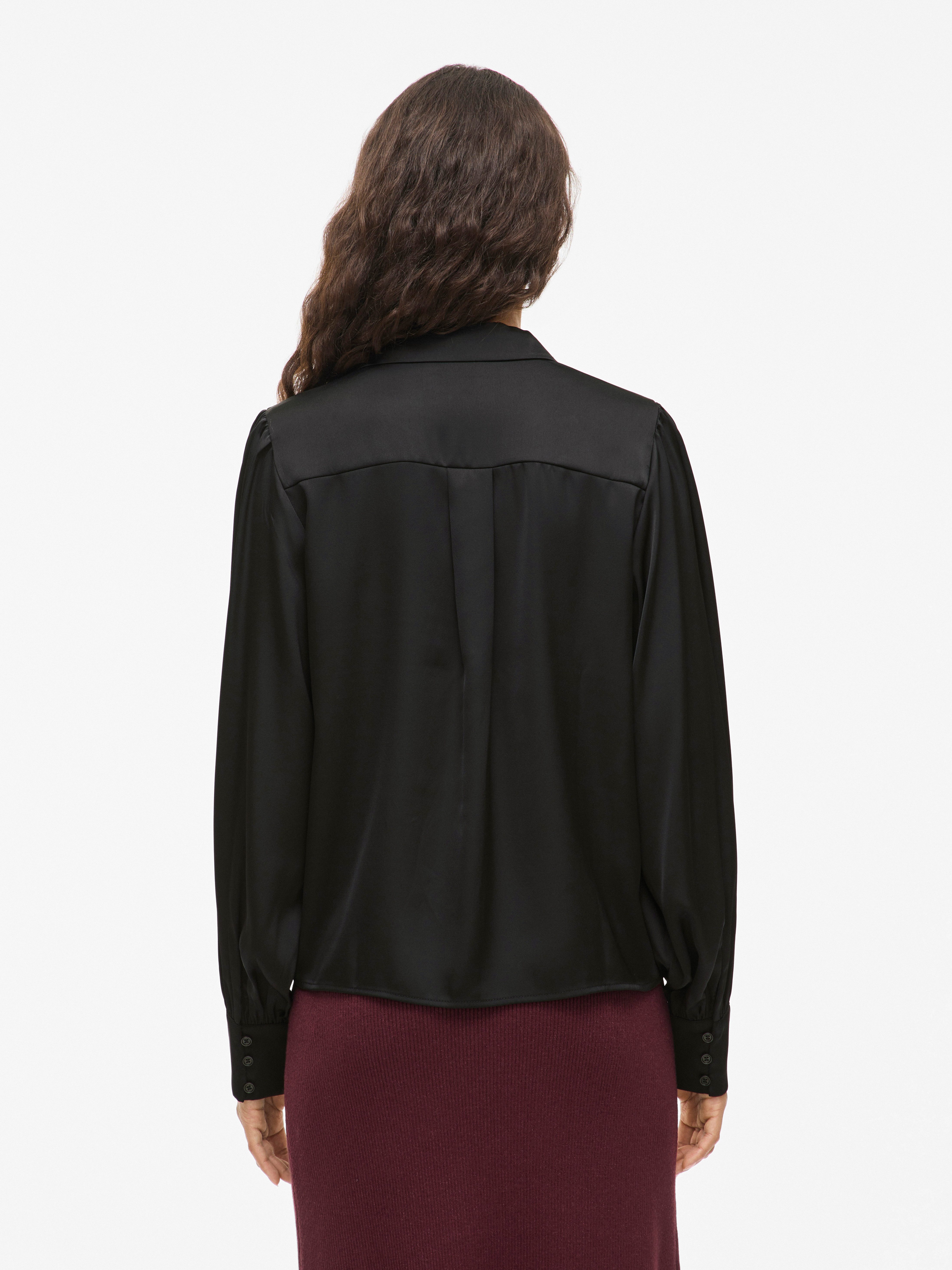 Vila Blouse met lange mouwen VIENNA RAVENNA L/S BALLOON SHIRT - NOOS