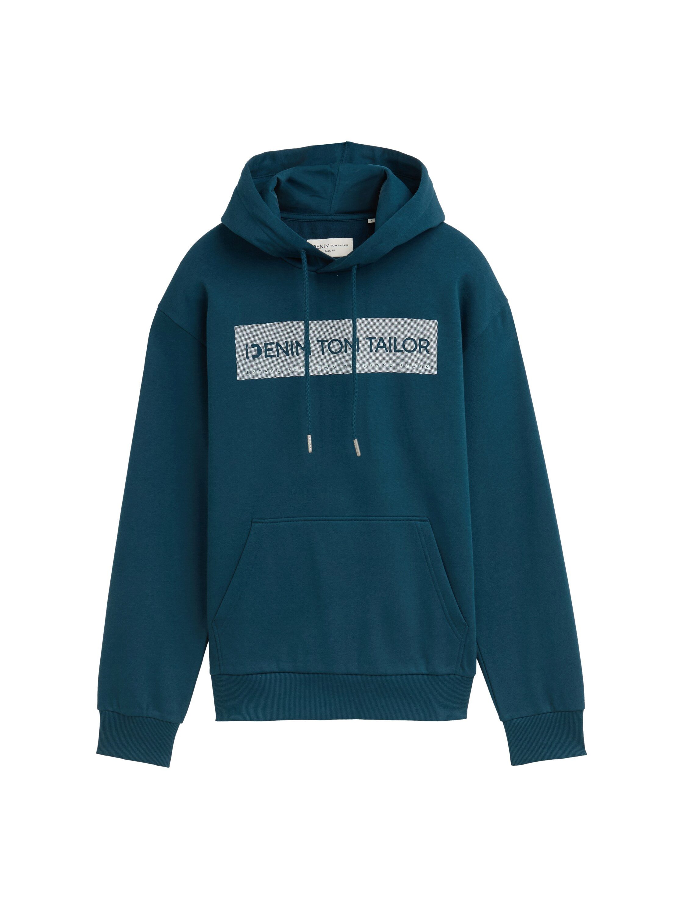 Tom Tailor Denim Hoodie met logoprint