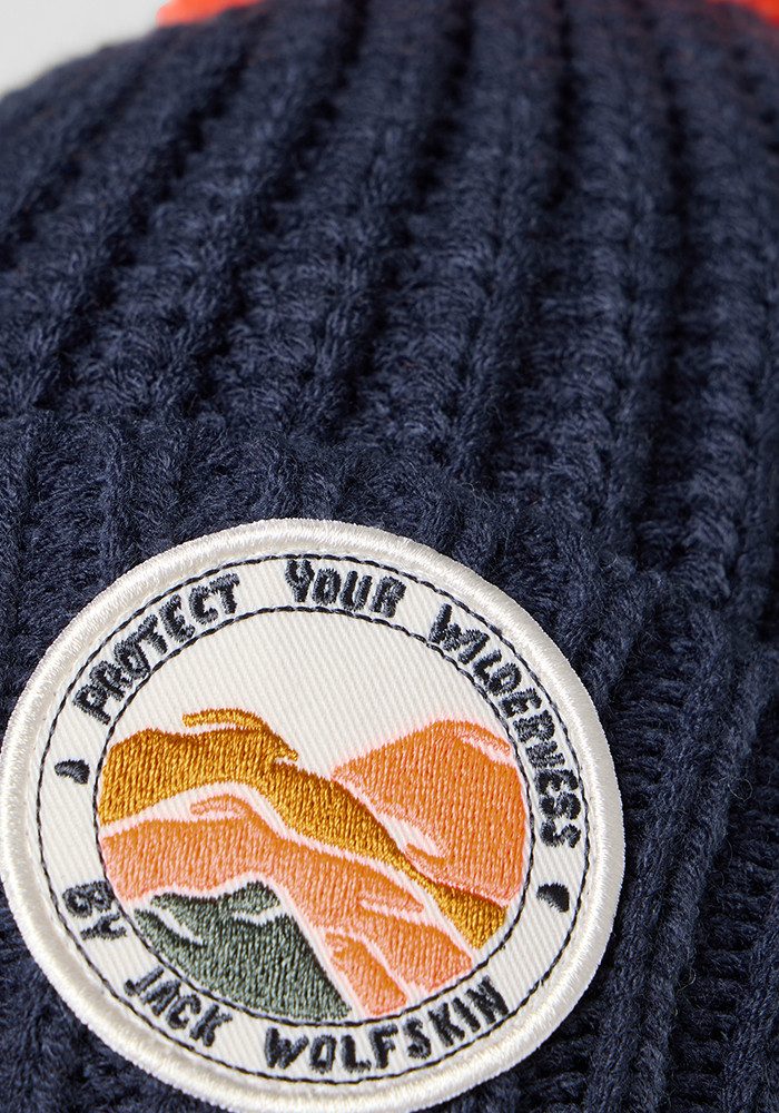 Jack Wolfskin Pomponmuts POMPOM BADGE BEANIE K