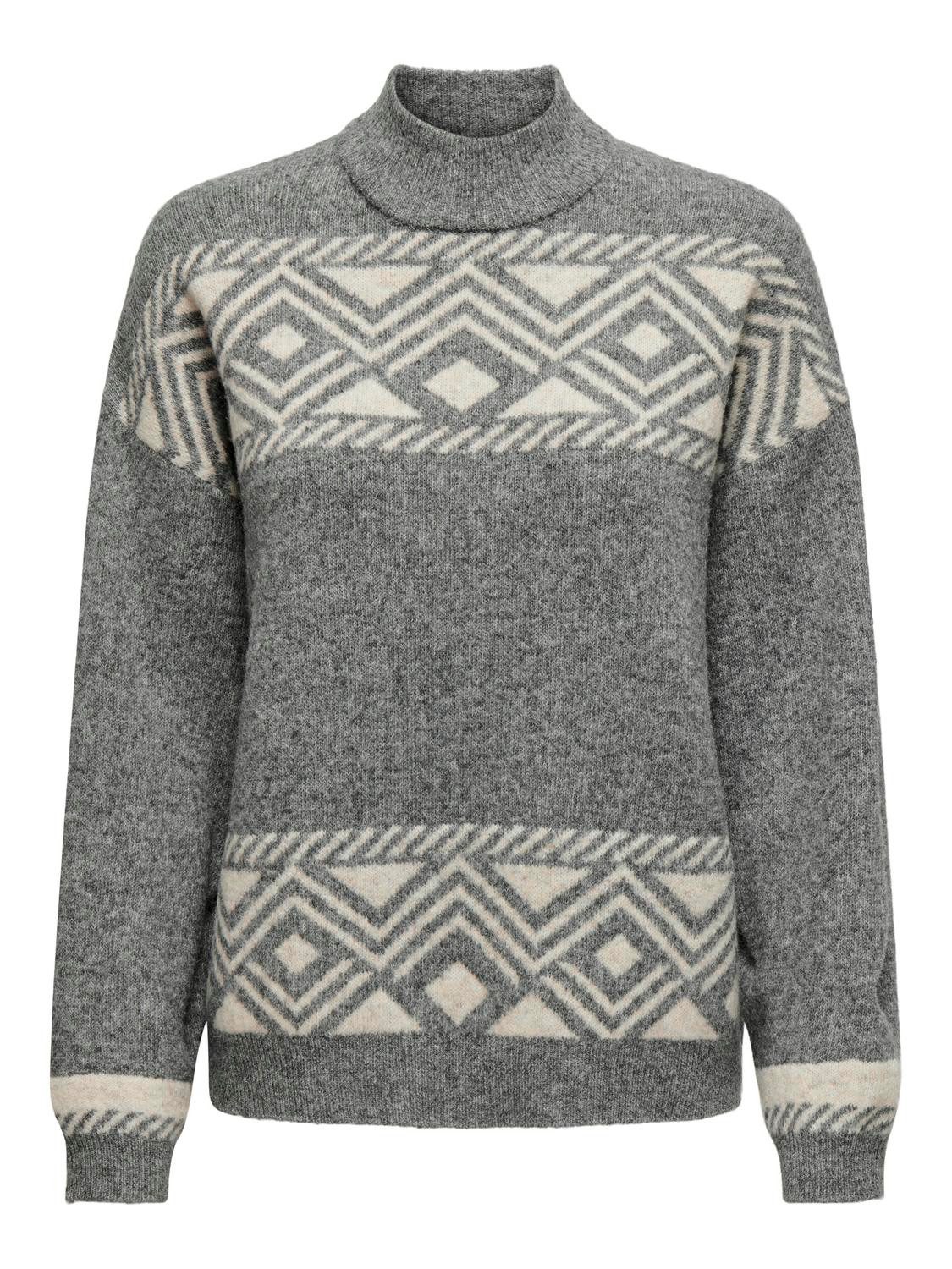 Only Trui met staande kraag ONLVICTORIA L S PULLOVER KNT NOOS
