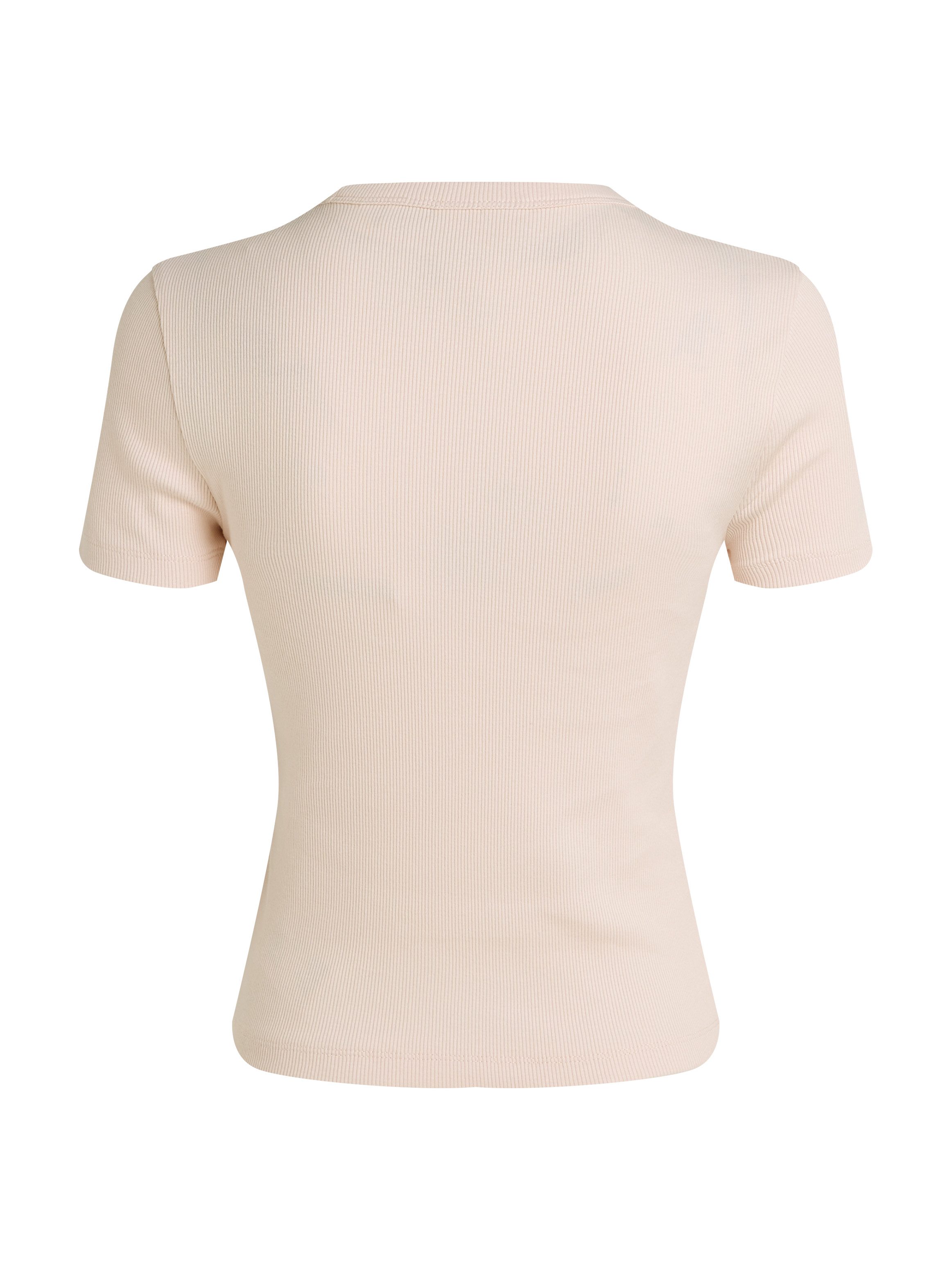 Calvin Klein T-shirt WOVEN LABEL RIB FITTED TEE