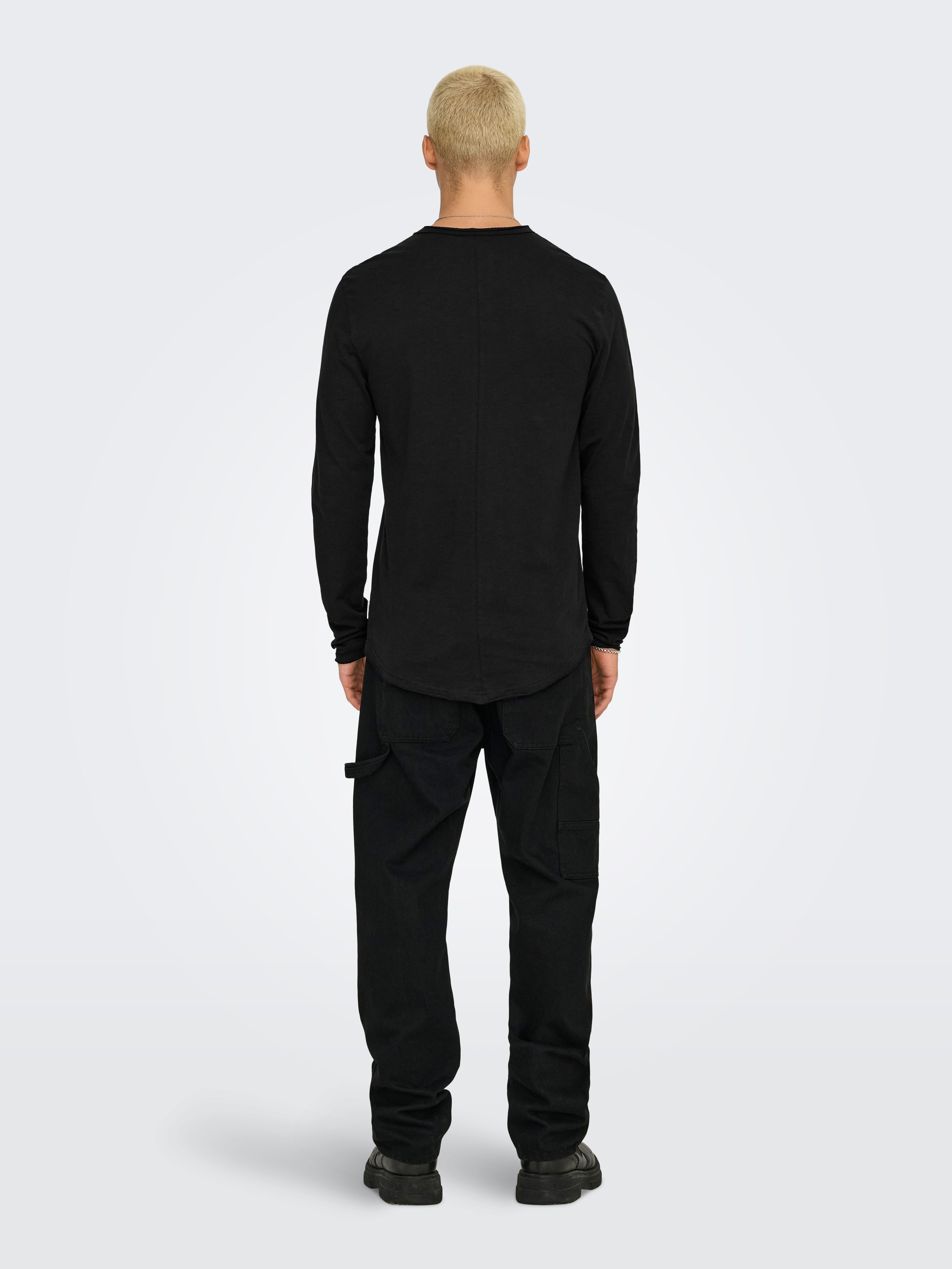ONLY & SONS Shirt met lange mouwen ONSBENNE LONGY LS TEE VD