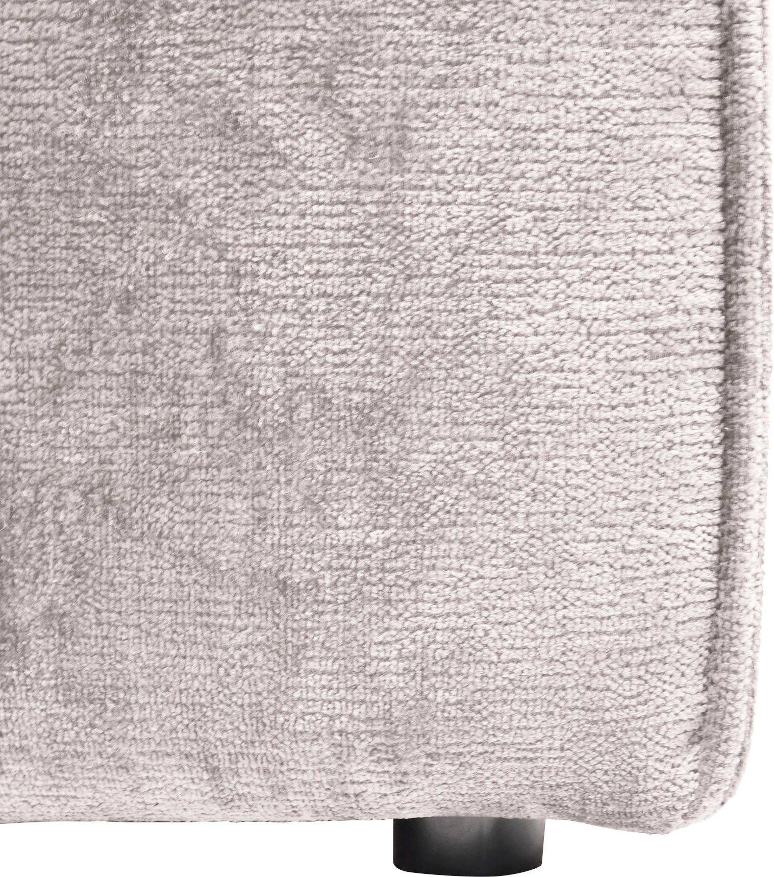 RAUM.ID Zithoek Monolid U-Vorm Afzonderlijke module voor combinatie op maat, bekleding in teddy-look (7-delig)