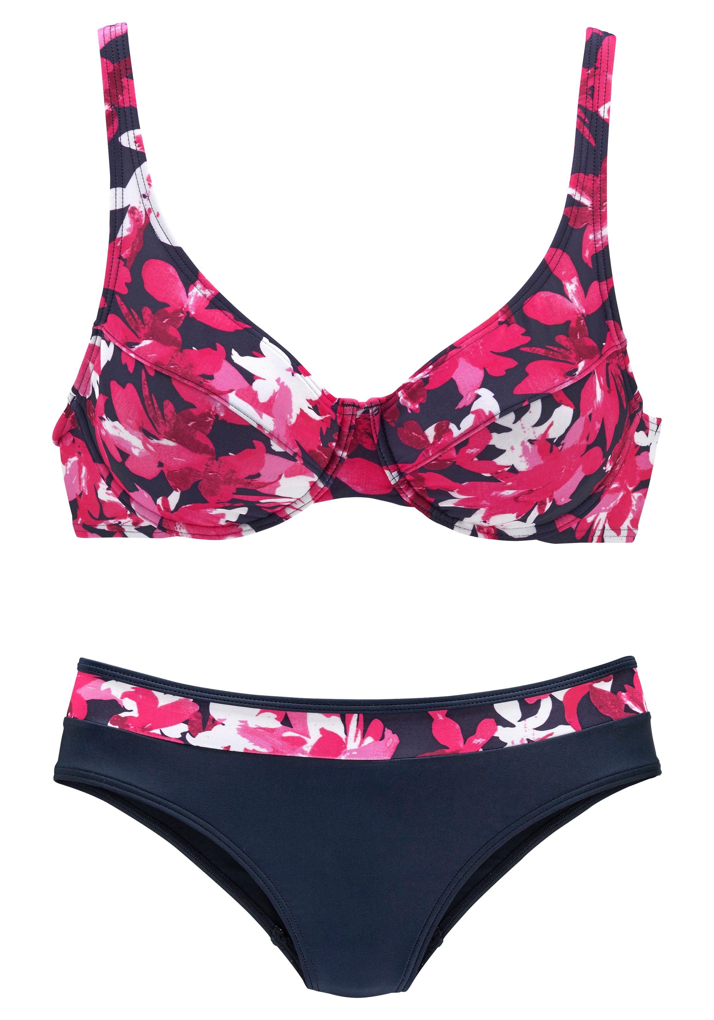 Petite fleur Beugelbikini met bloemenprint