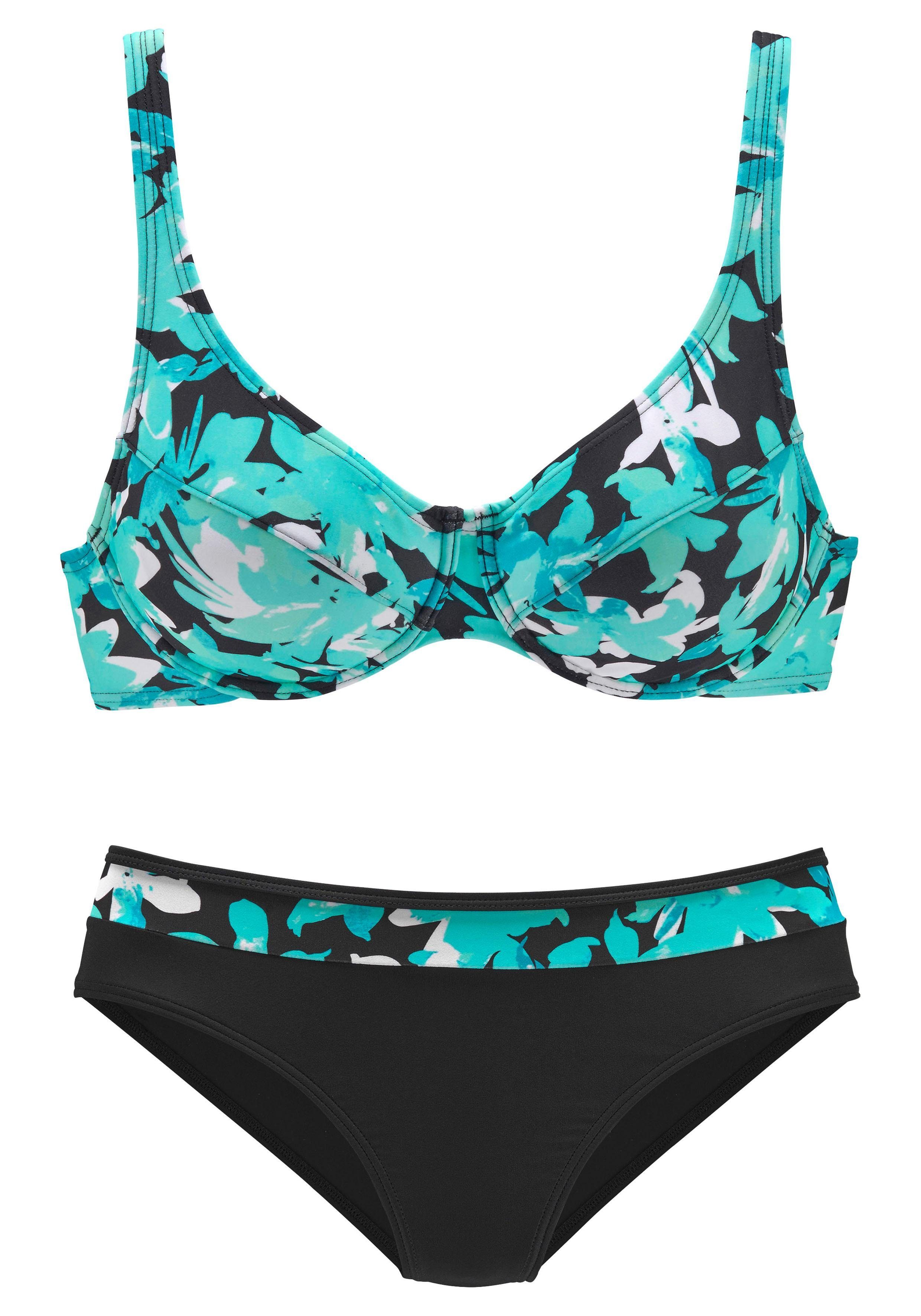 Petite fleur Beugelbikini met bloemenprint