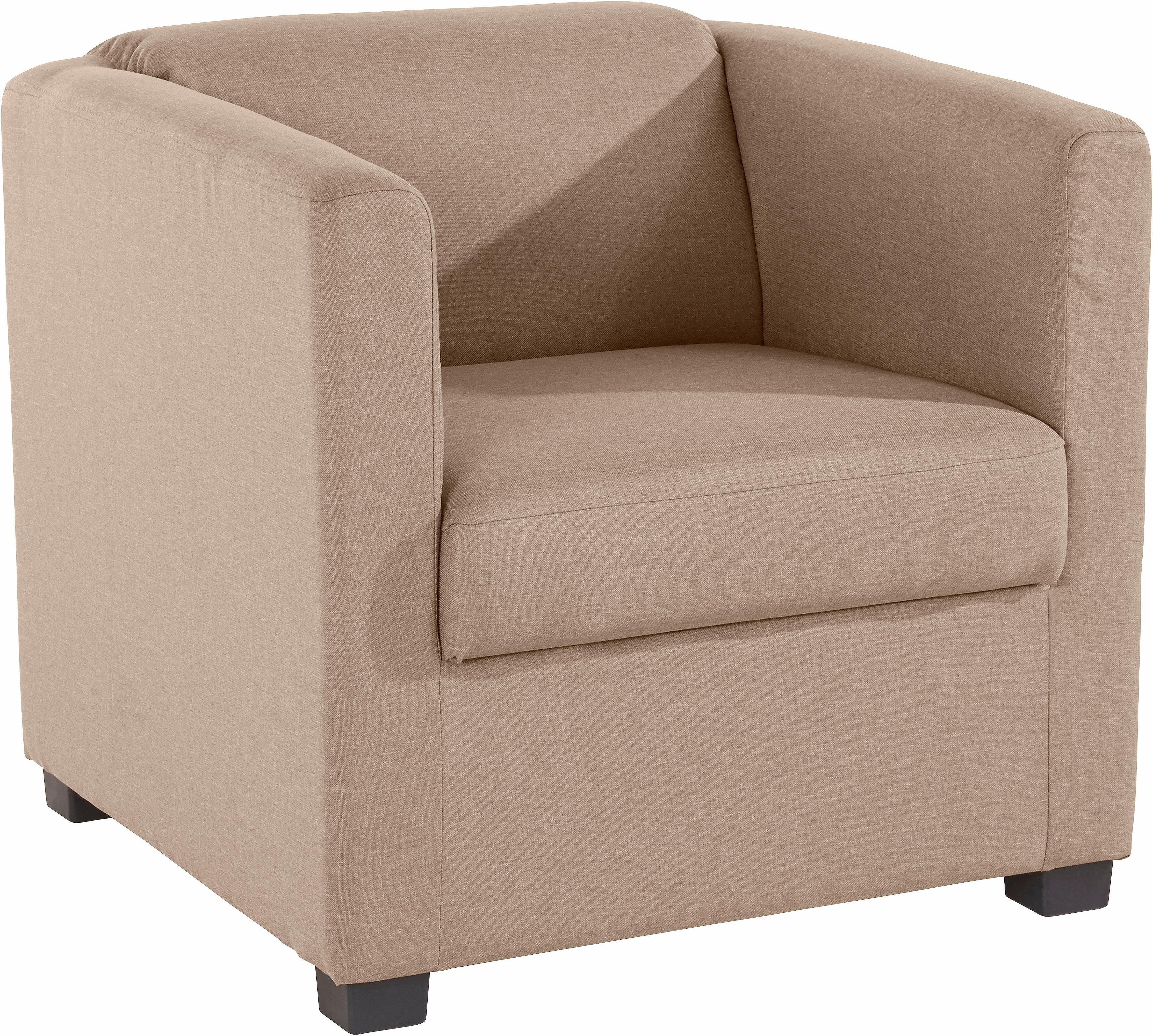 INOSIGN Fauteuil Bob cocktailsessel in verschillende moderne kleuren en kwaliteiten (set)