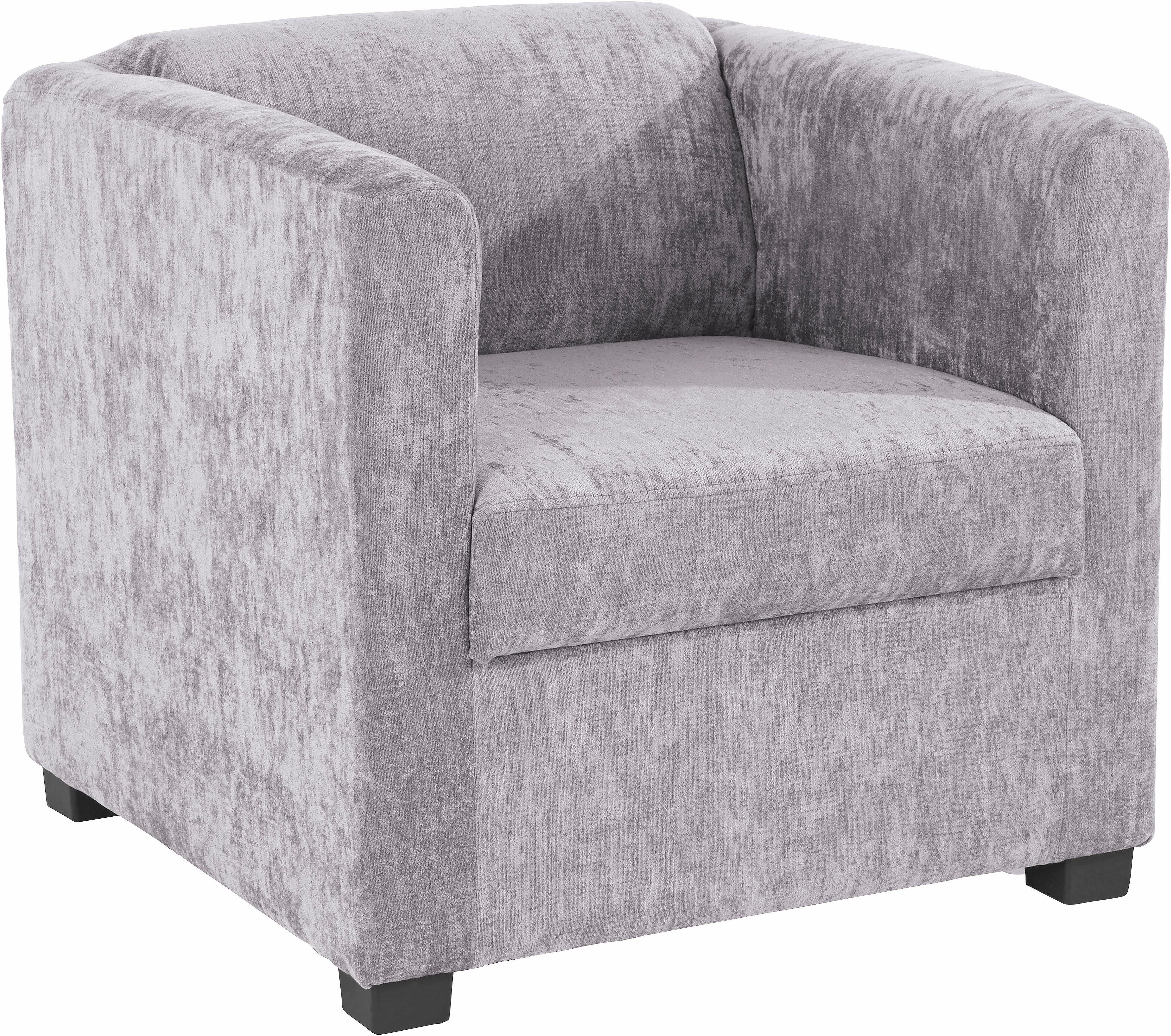 INOSIGN Fauteuil Bob cocktailsessel in verschillende moderne kleuren en kwaliteiten (set)