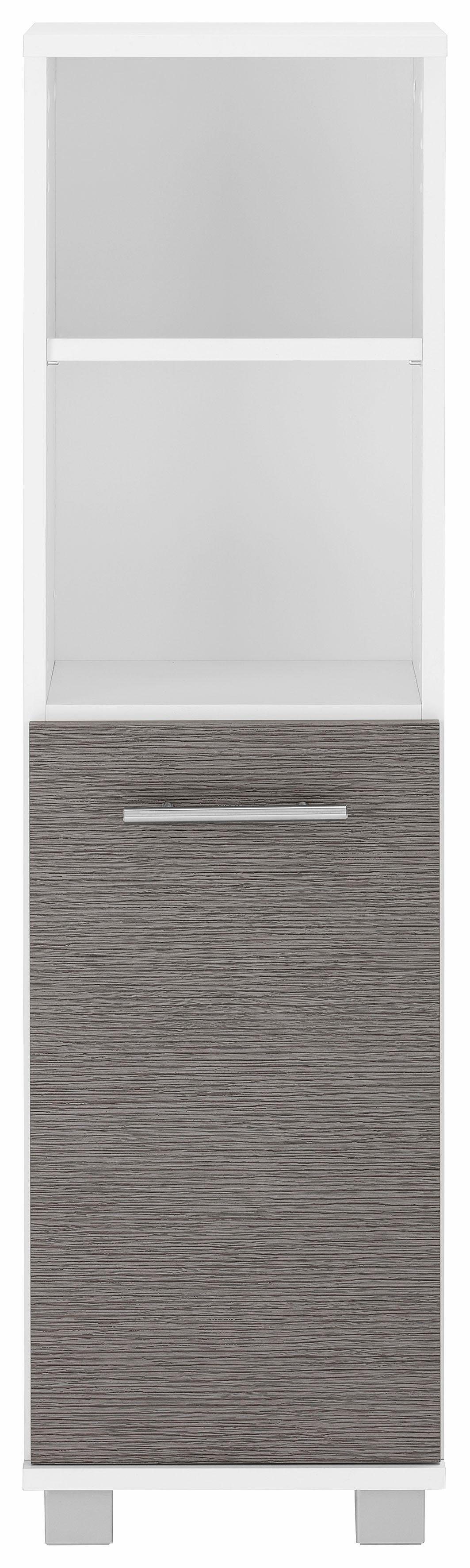 Schildmeyer Halfhoge kast Emmi in verschillende kleuren Hoogte 110,5 cm, metalen greep, met 2 praktische open vakken