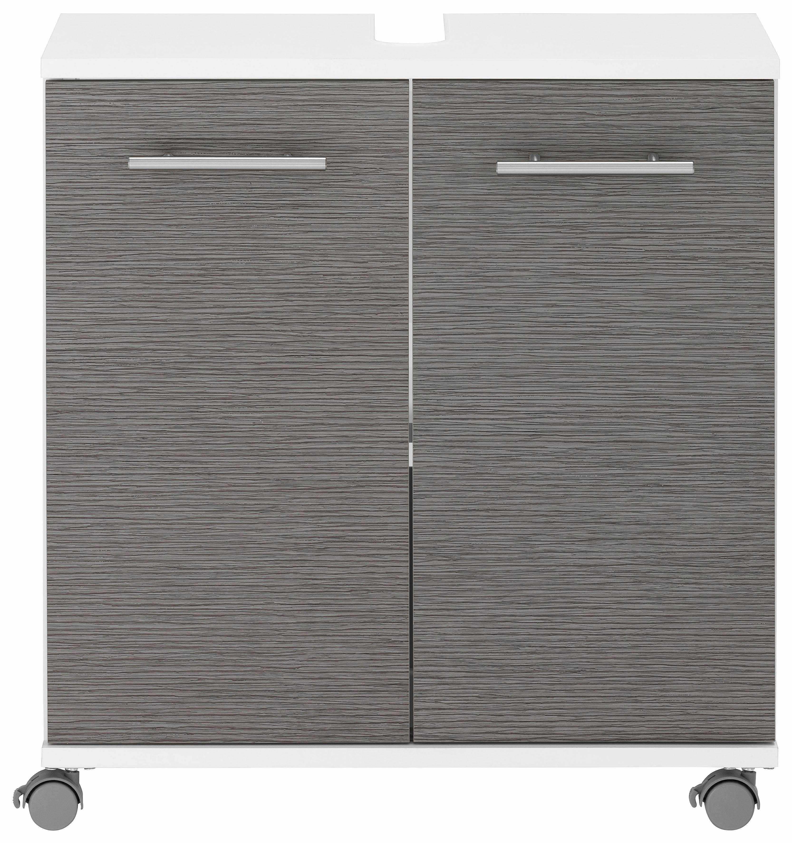 welltime Wastafelonderkast Emmi, breedte 59 cm Siphonaansluiting, metalen beslag