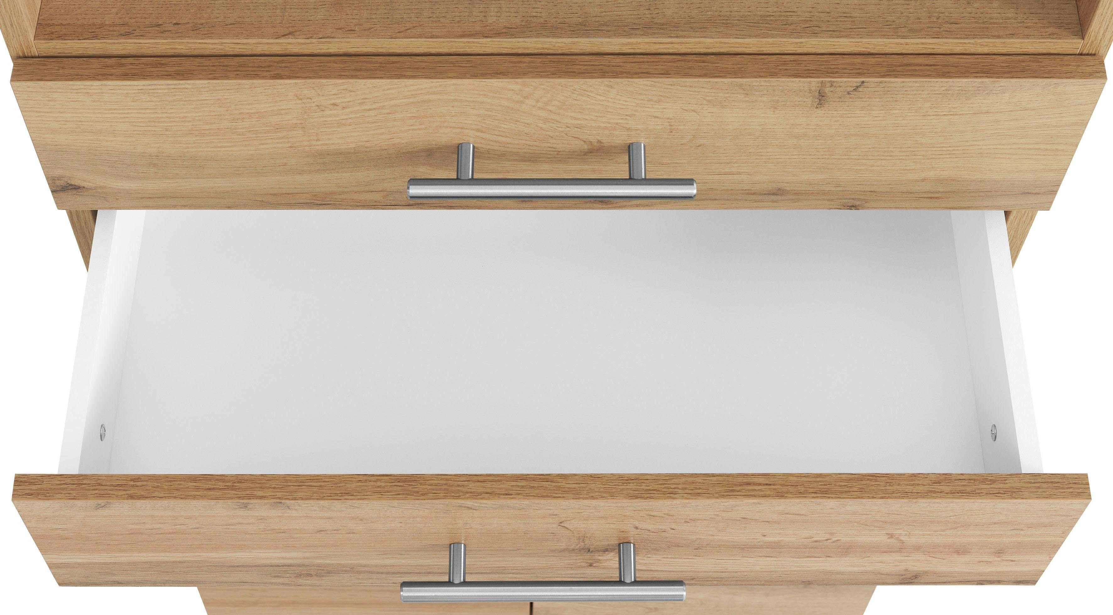 welltime Halfhoge kast Emmi, breedte 59 cm 2 deuren, metalen beslag