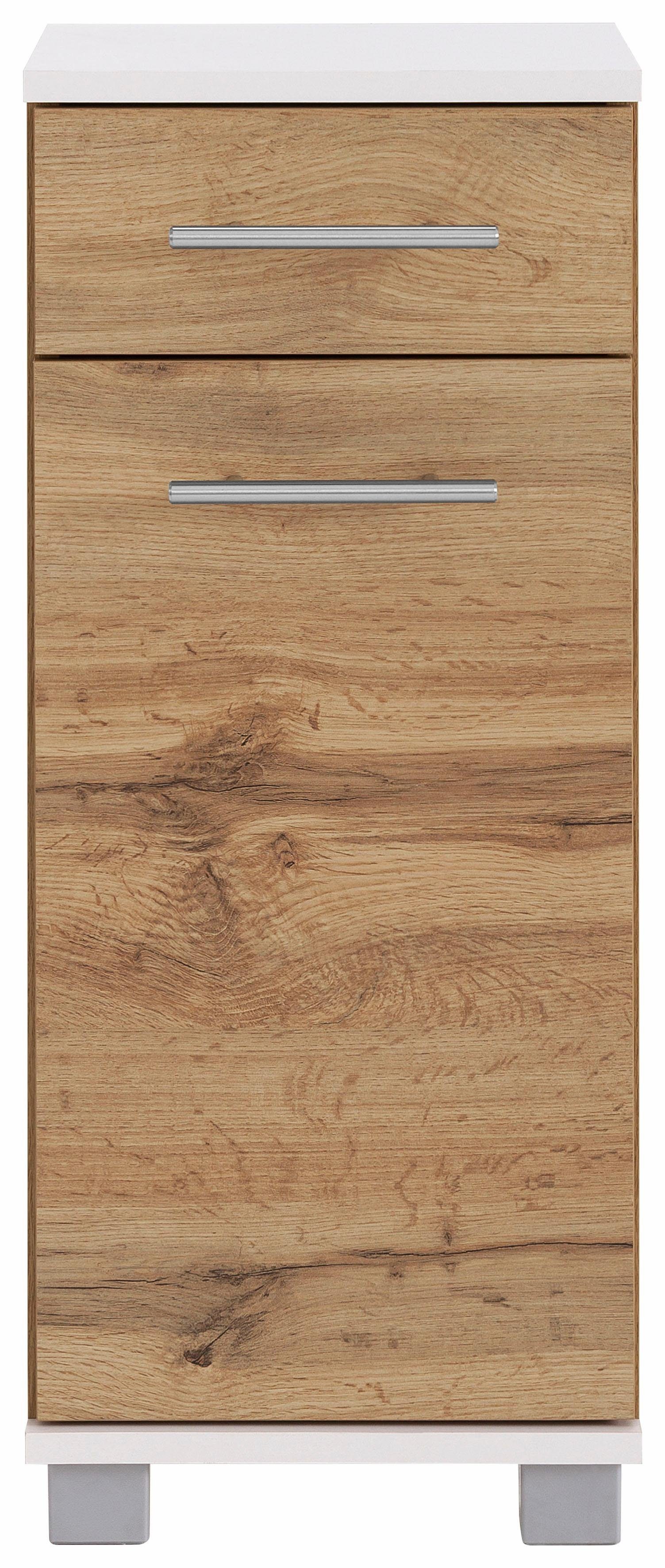 welltime Smalle kast Emmi, breedte 30 cm Verwisselbare deurstop, metalen beslag