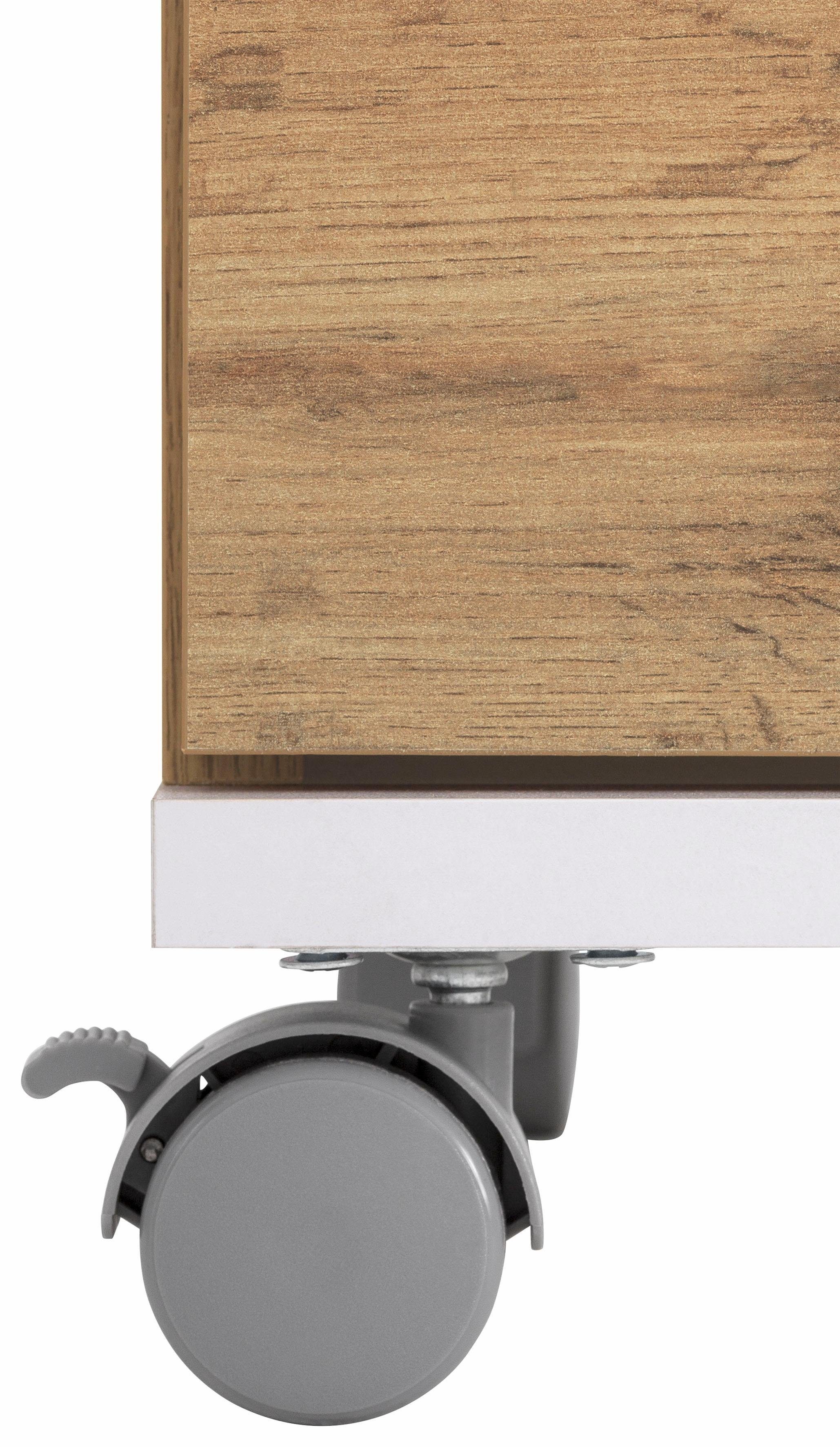 welltime Wastafelonderkast Emmi, breedte 59 cm Siphonaansluiting, metalen beslag