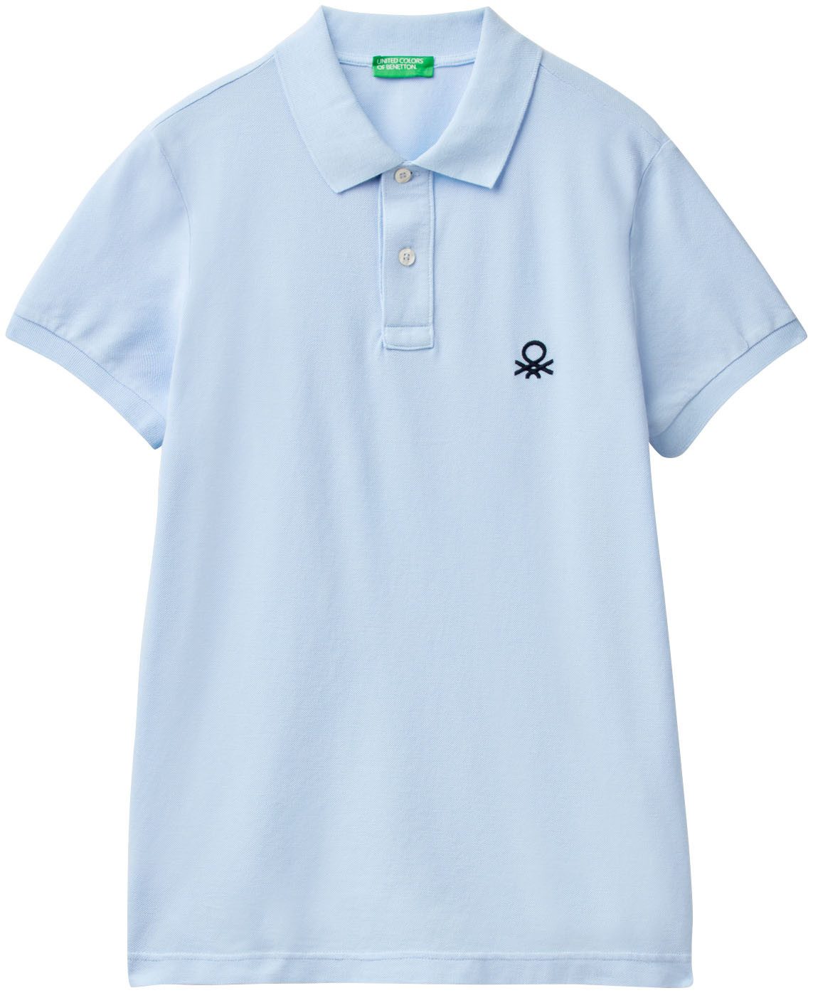 United Colors of Benetton Poloshirt met grote label-badge