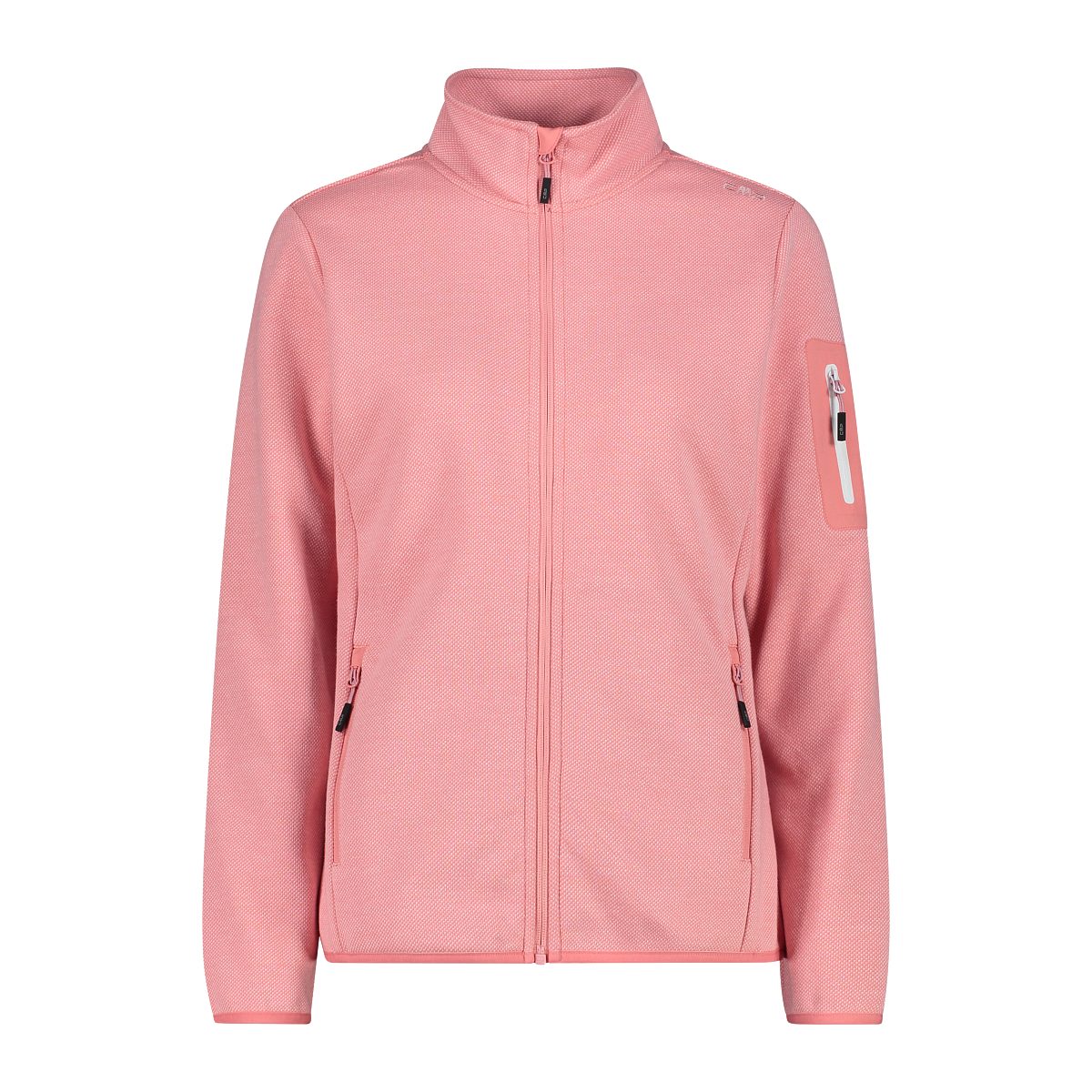 CMP Gebreid fleecejack WOMAN JACKET dames fleece vesten maat 46 roze