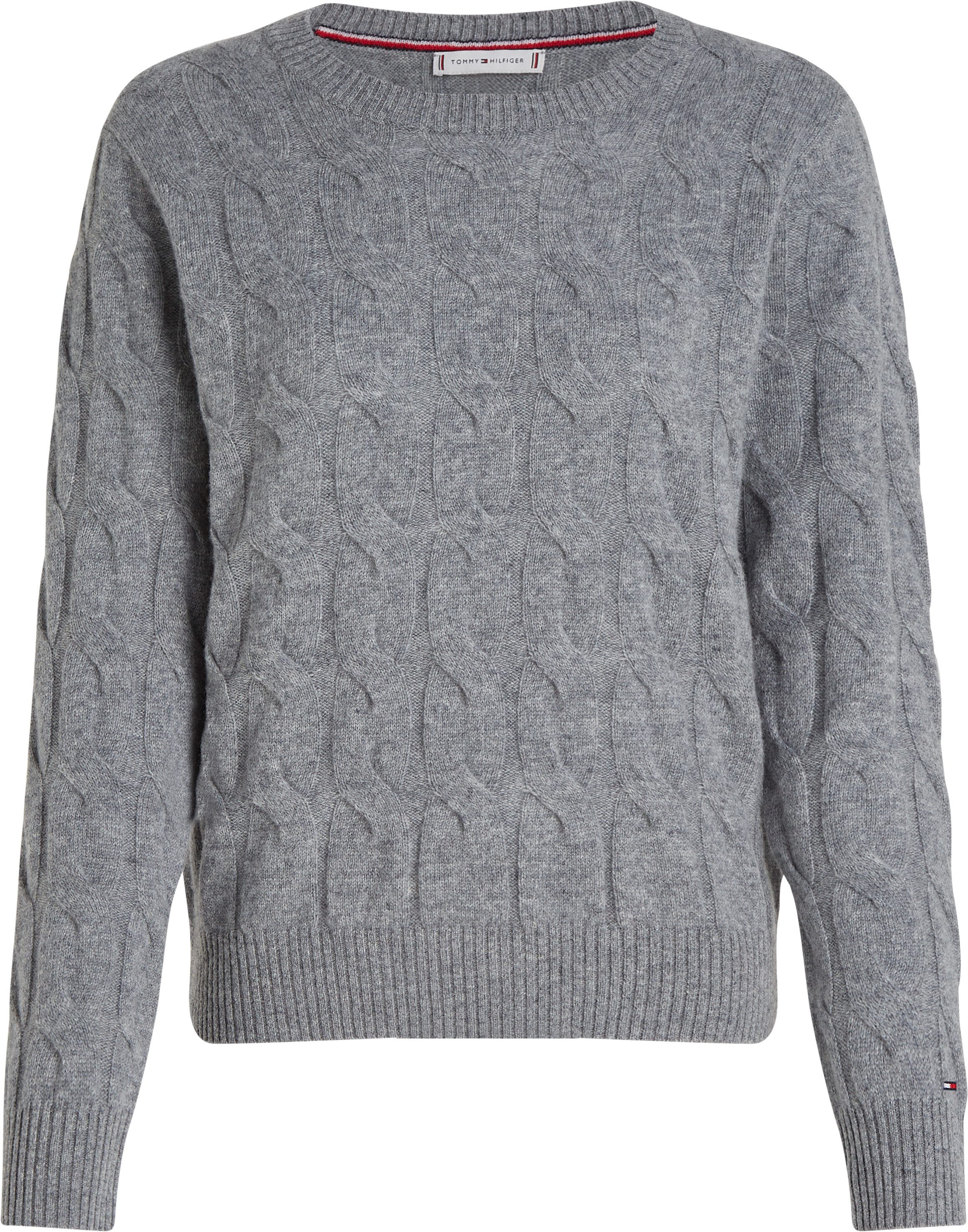 Tommy Hilfiger Gebreide trui SOFT WOOL CABLE C-NK